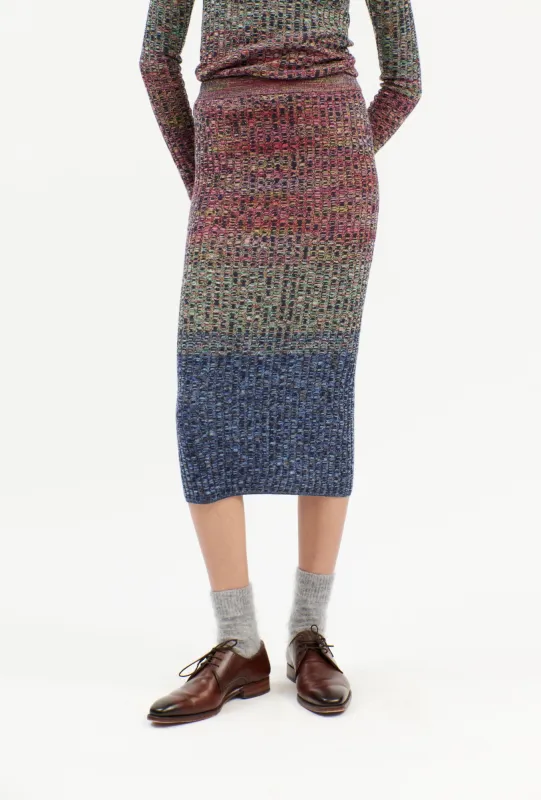 SPACE-DYED WOOL MIX Rock, Multicolor made by ODEEH