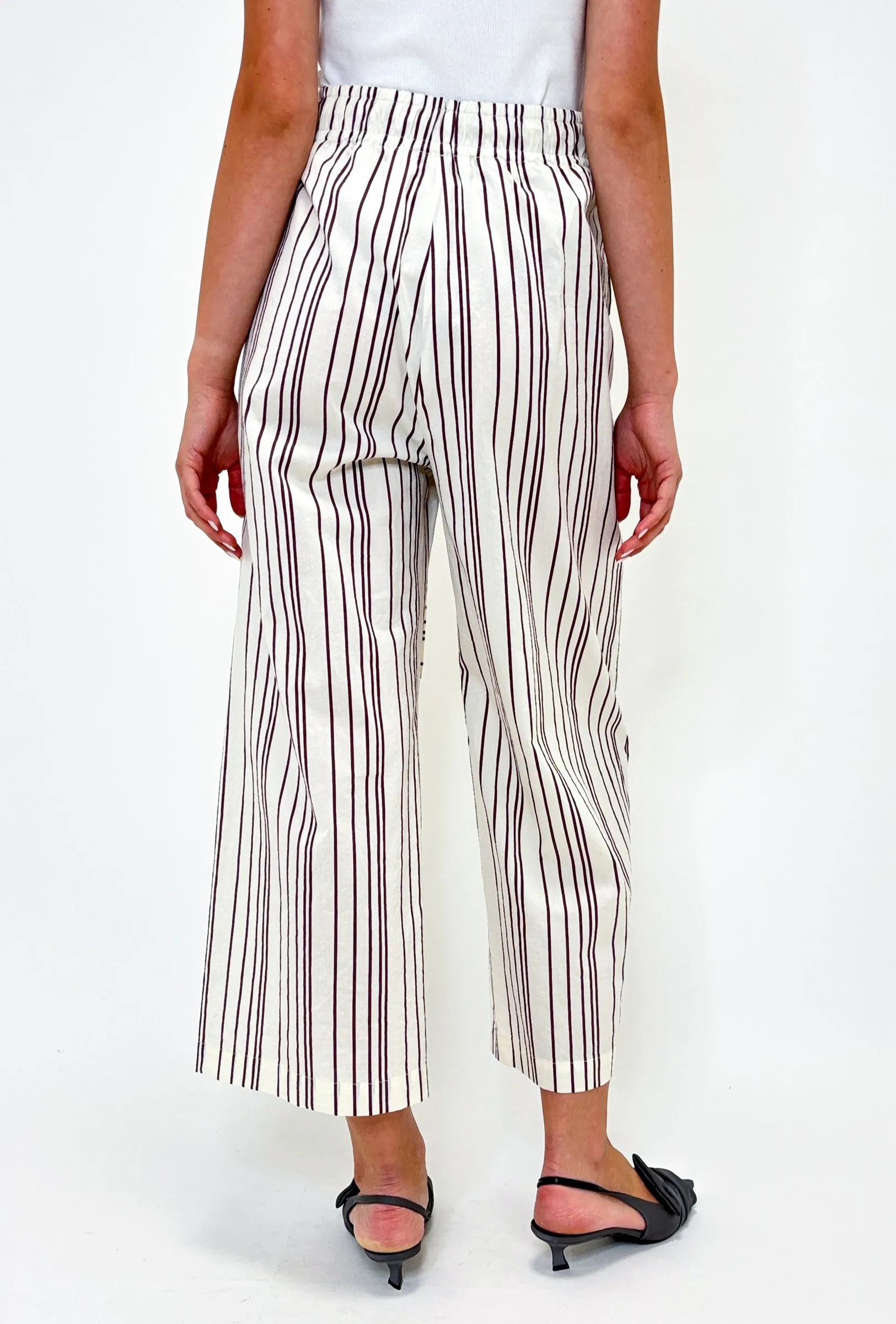 Fancy Stripe 2 Hose, Burgundy sold by ODEEH product image thumbnail 3