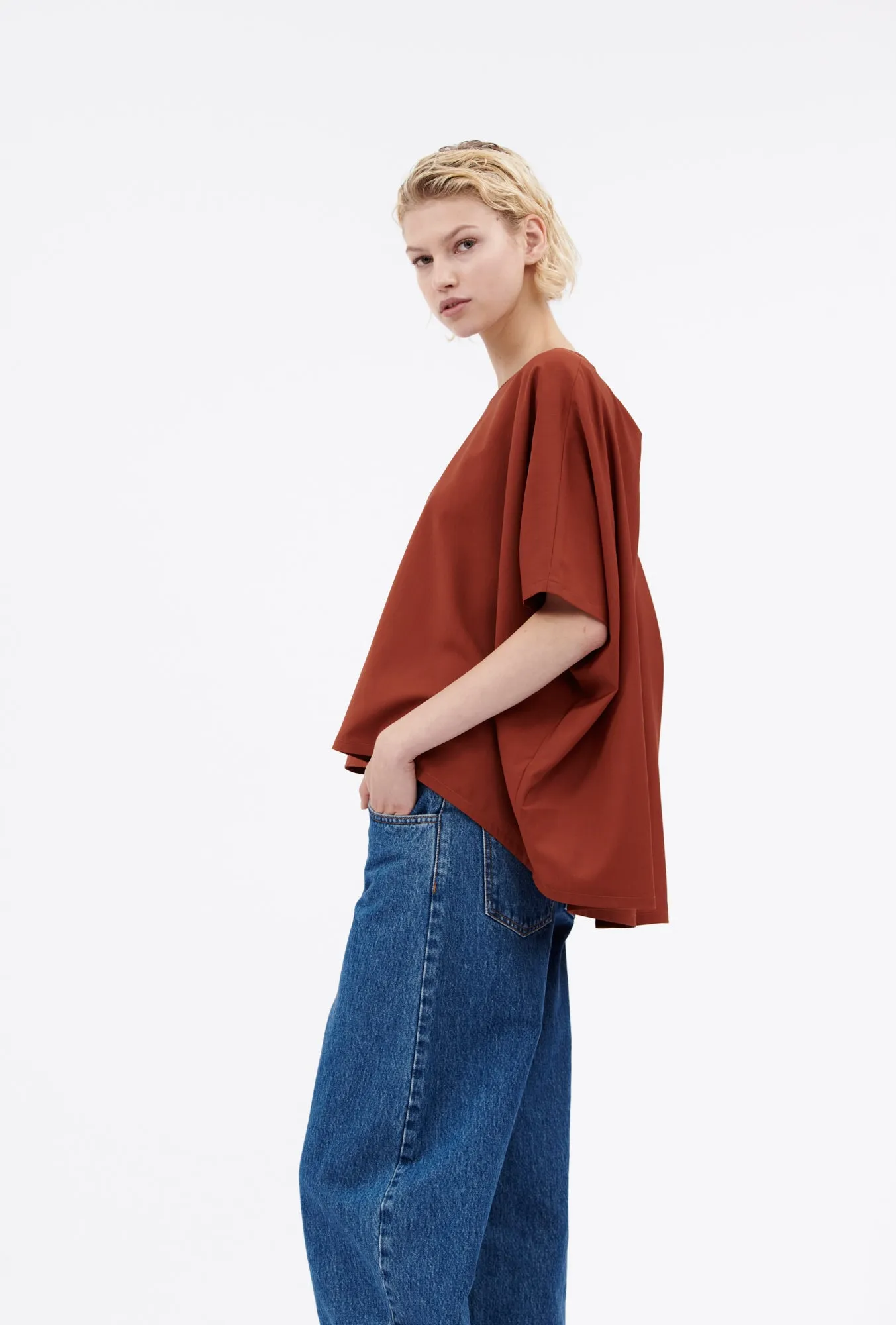 Light Oxford Wool Shirt, Spice sold by ODEEH product image thumbnail 2