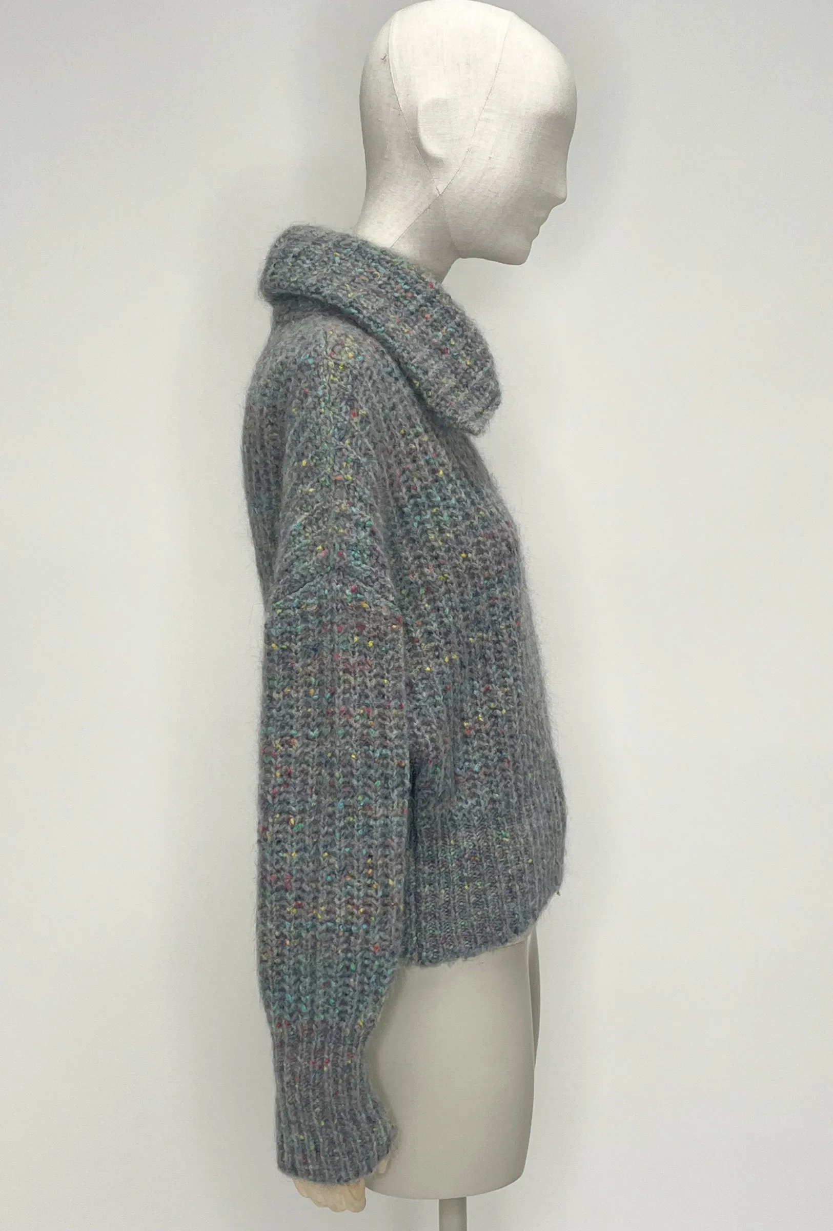 WOOL MOHAIR TWEED Cardigan, Marble sold by ODEEH product image thumbnail 3