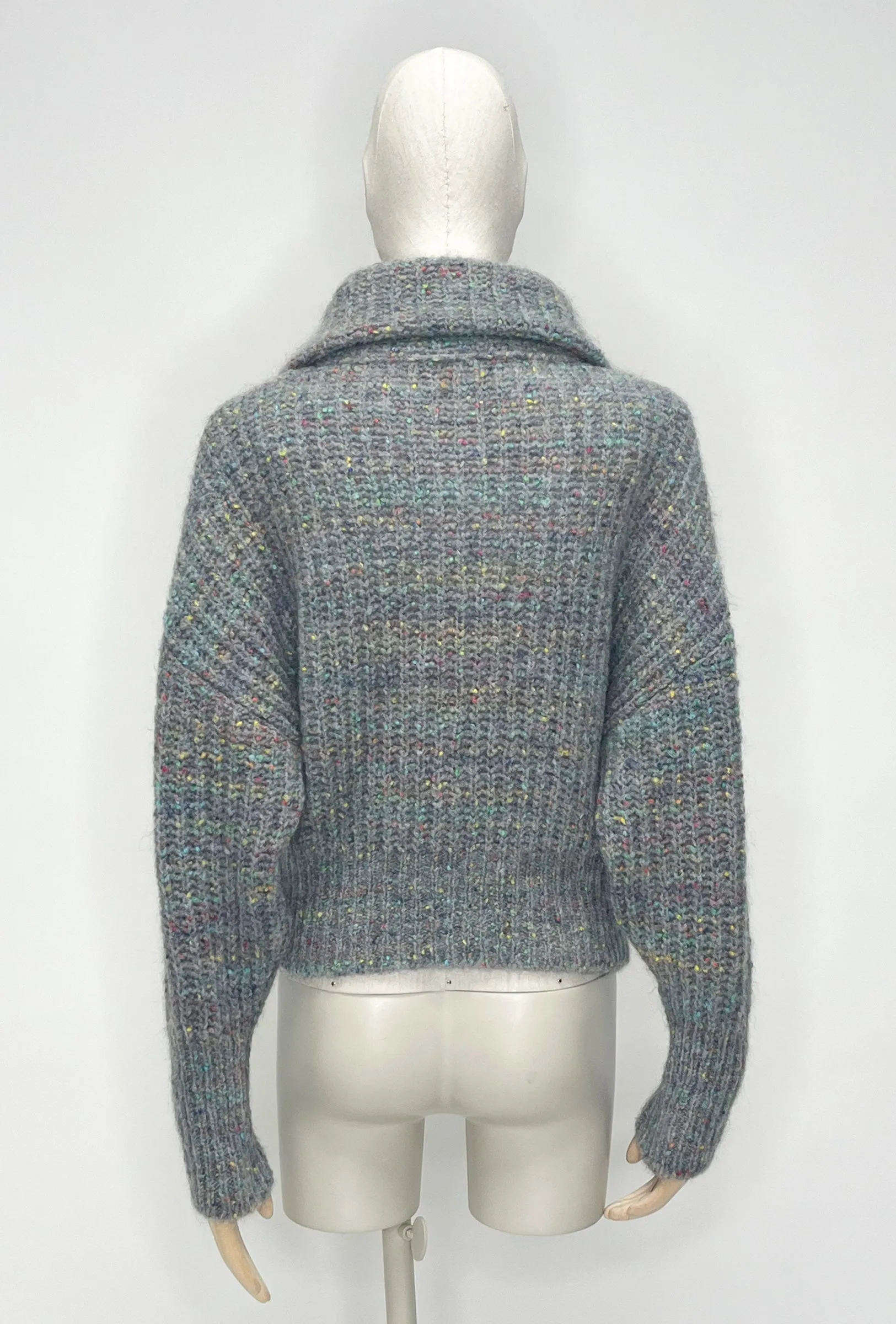 WOOL MOHAIR TWEED Cardigan, Marble sold by ODEEH product image thumbnail 2
