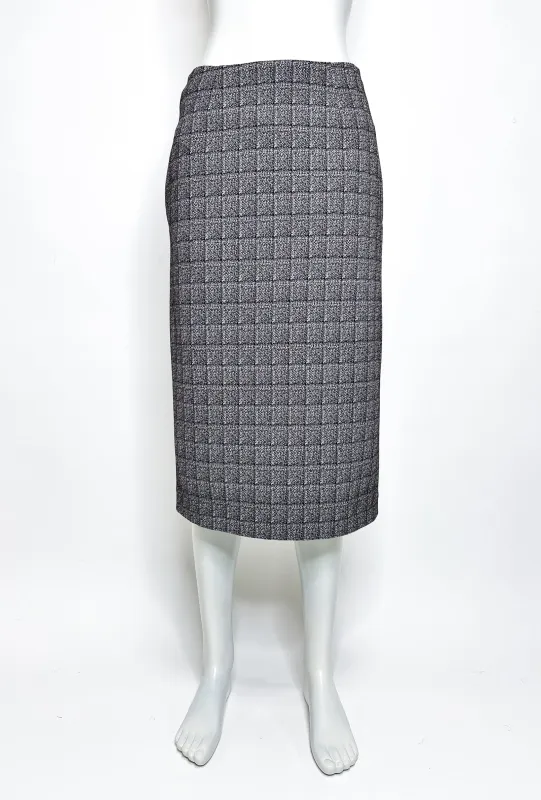 Retro Checked Jersey Rock, Black Copper made by ODEEH