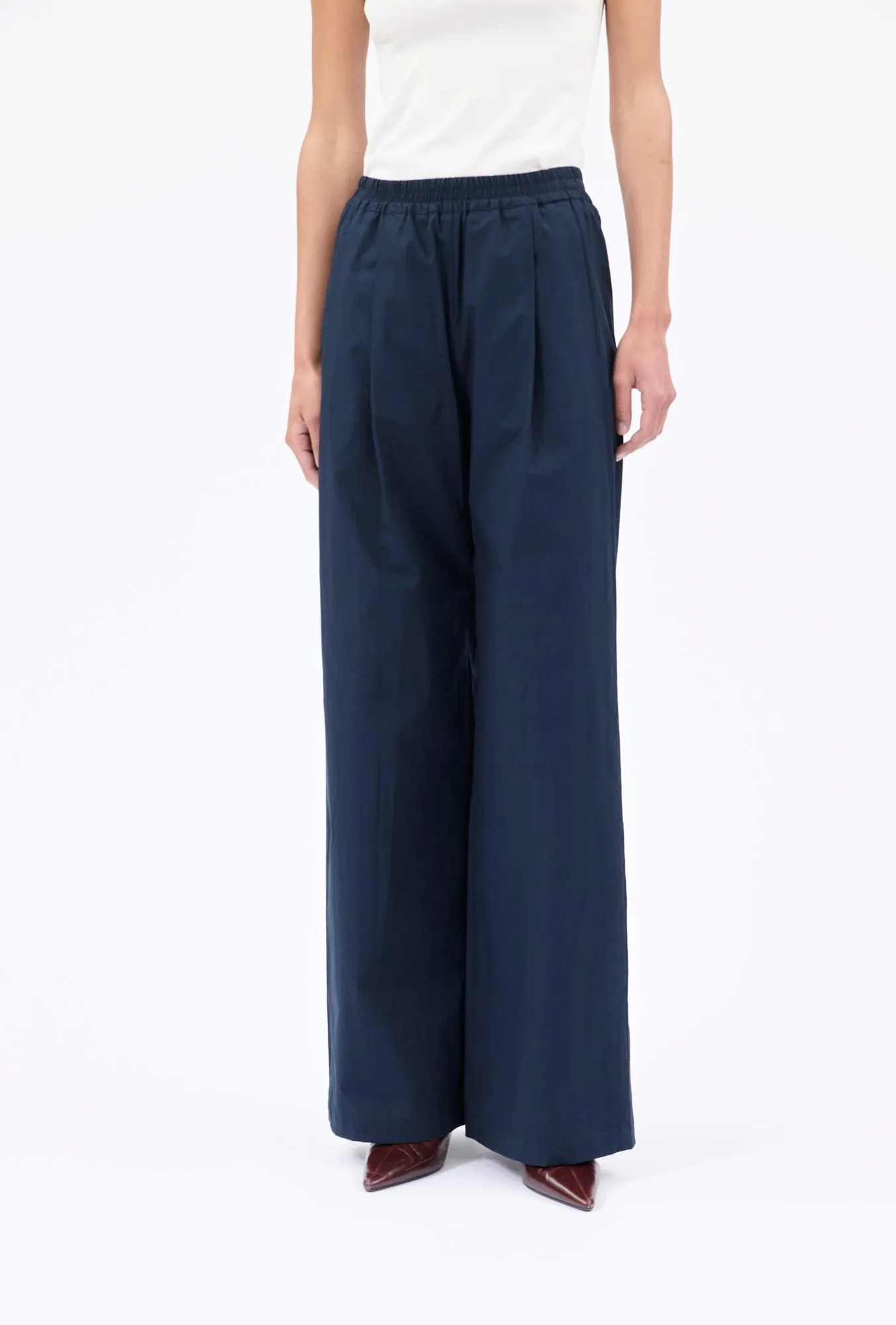 Poplin Hose, Navy sold by ODEEH