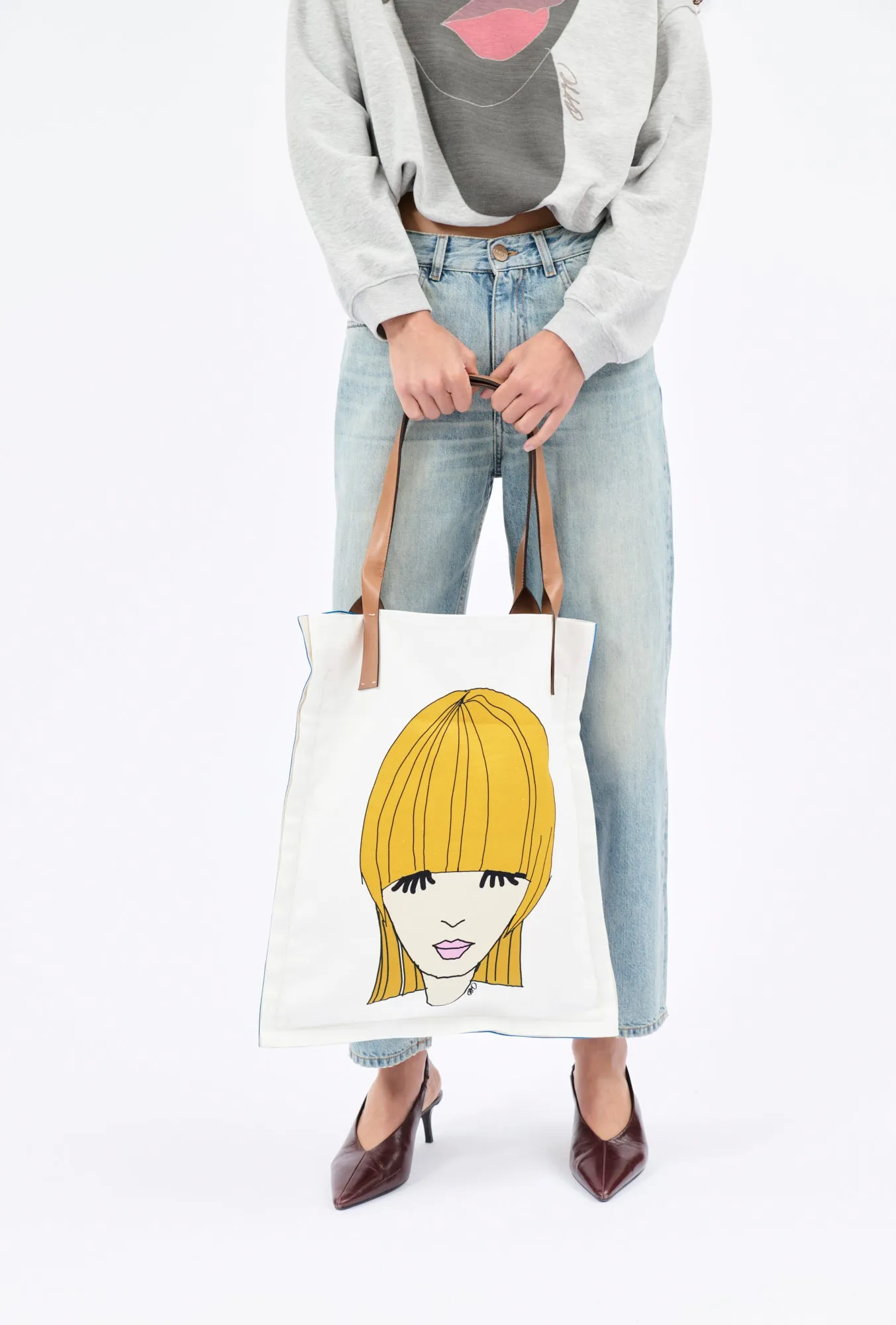 ODEEH Painting Tasche, Capri Blue sold by ODEEH product image thumbnail 2