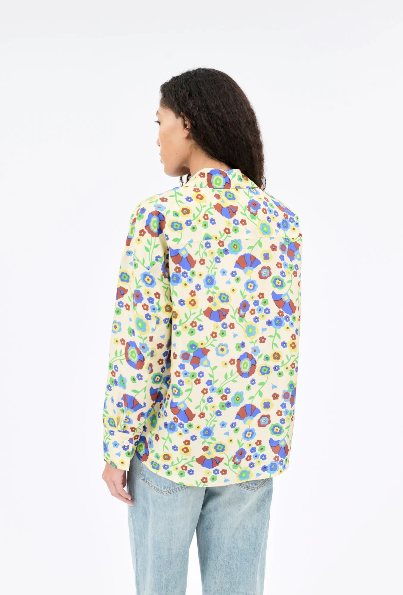 Florets Bluse, Pale Yellow sold by ODEEH product image thumbnail 4