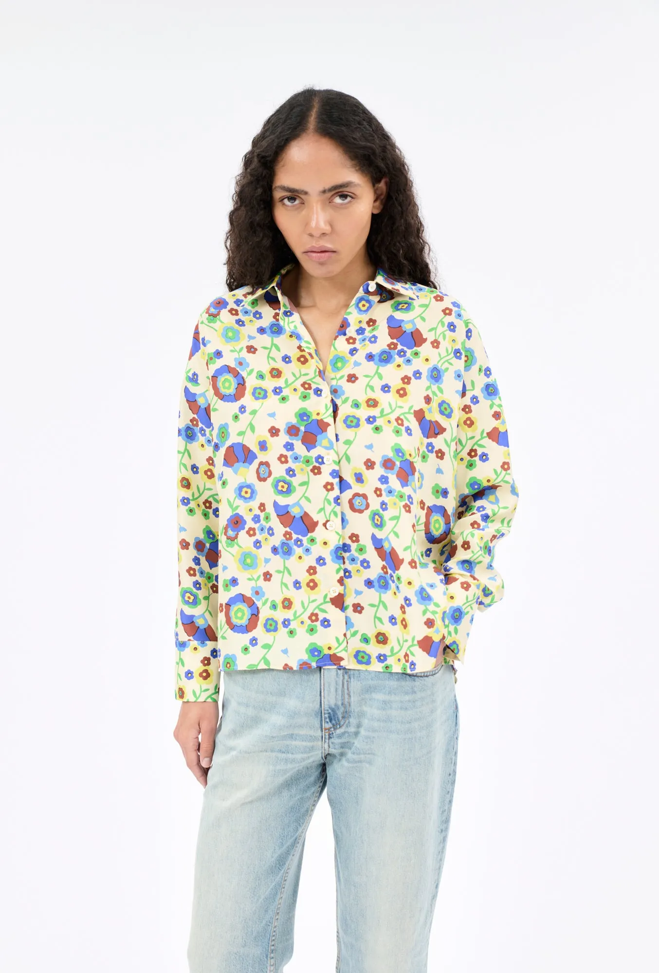 Florets Bluse, Pale Yellow sold by ODEEH product image thumbnail 2