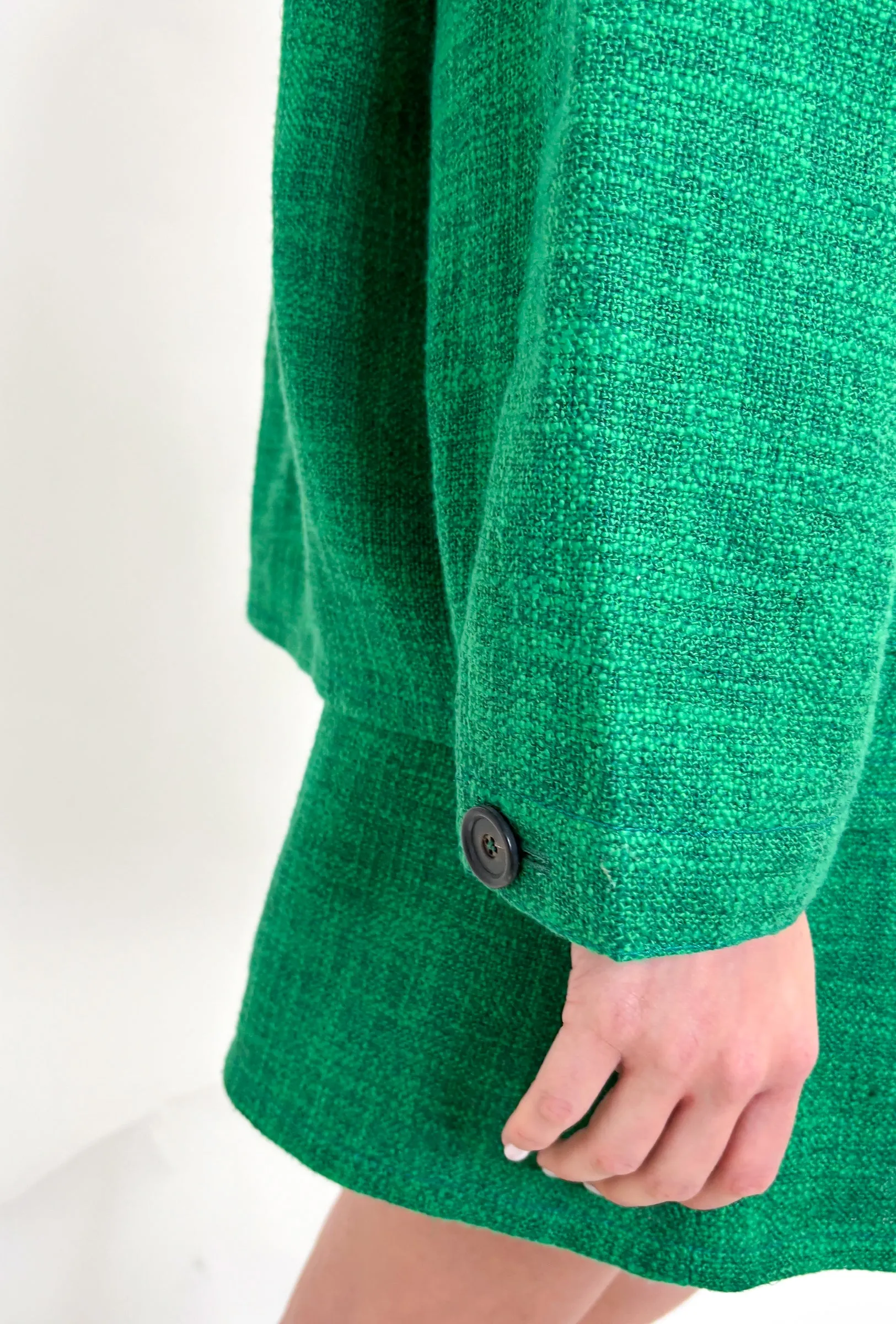 Hemp Tweed Blouson, Billard Green sold by ODEEH product image thumbnail 4