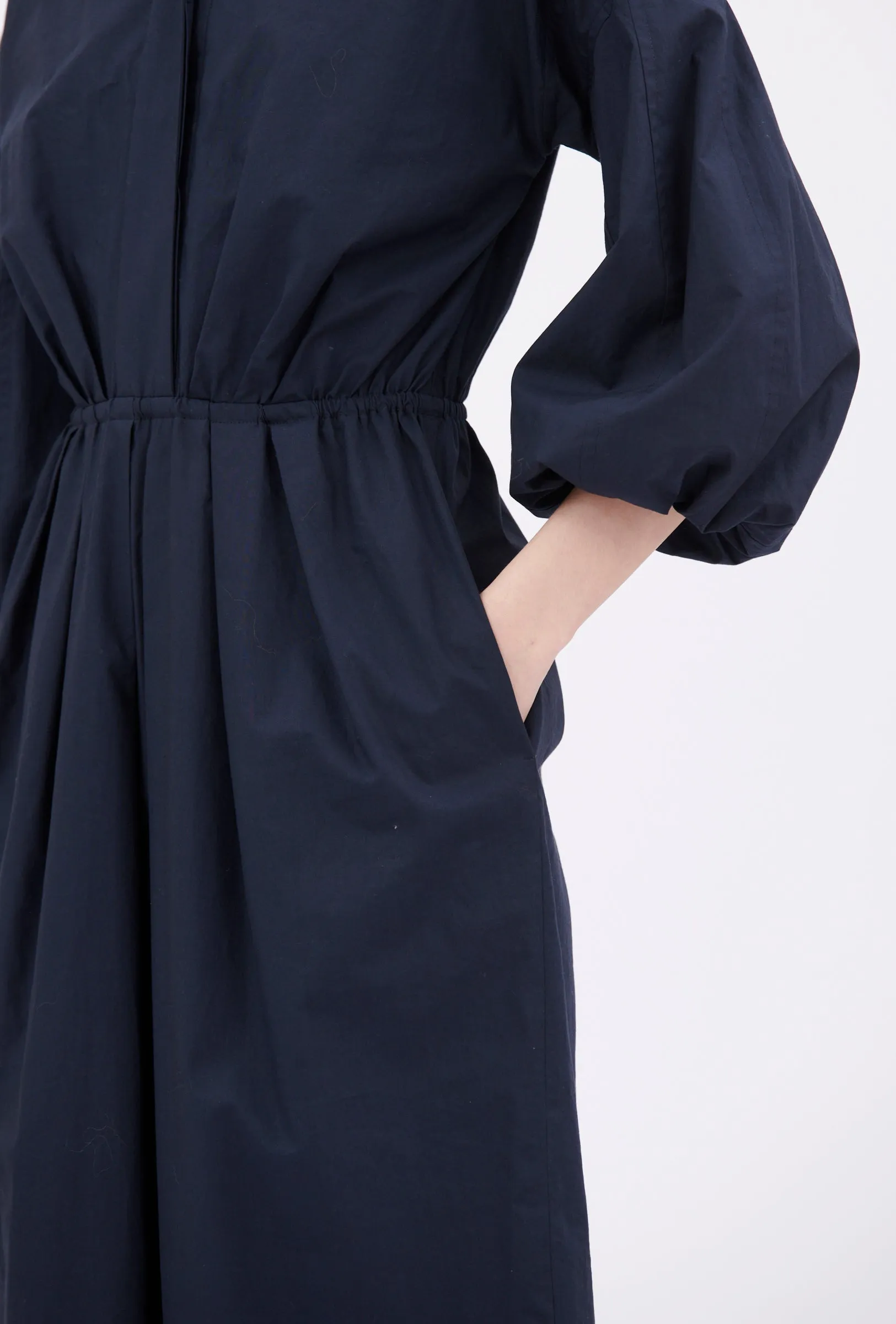 Poplin Kleid, Navy sold by ODEEH product image thumbnail 4