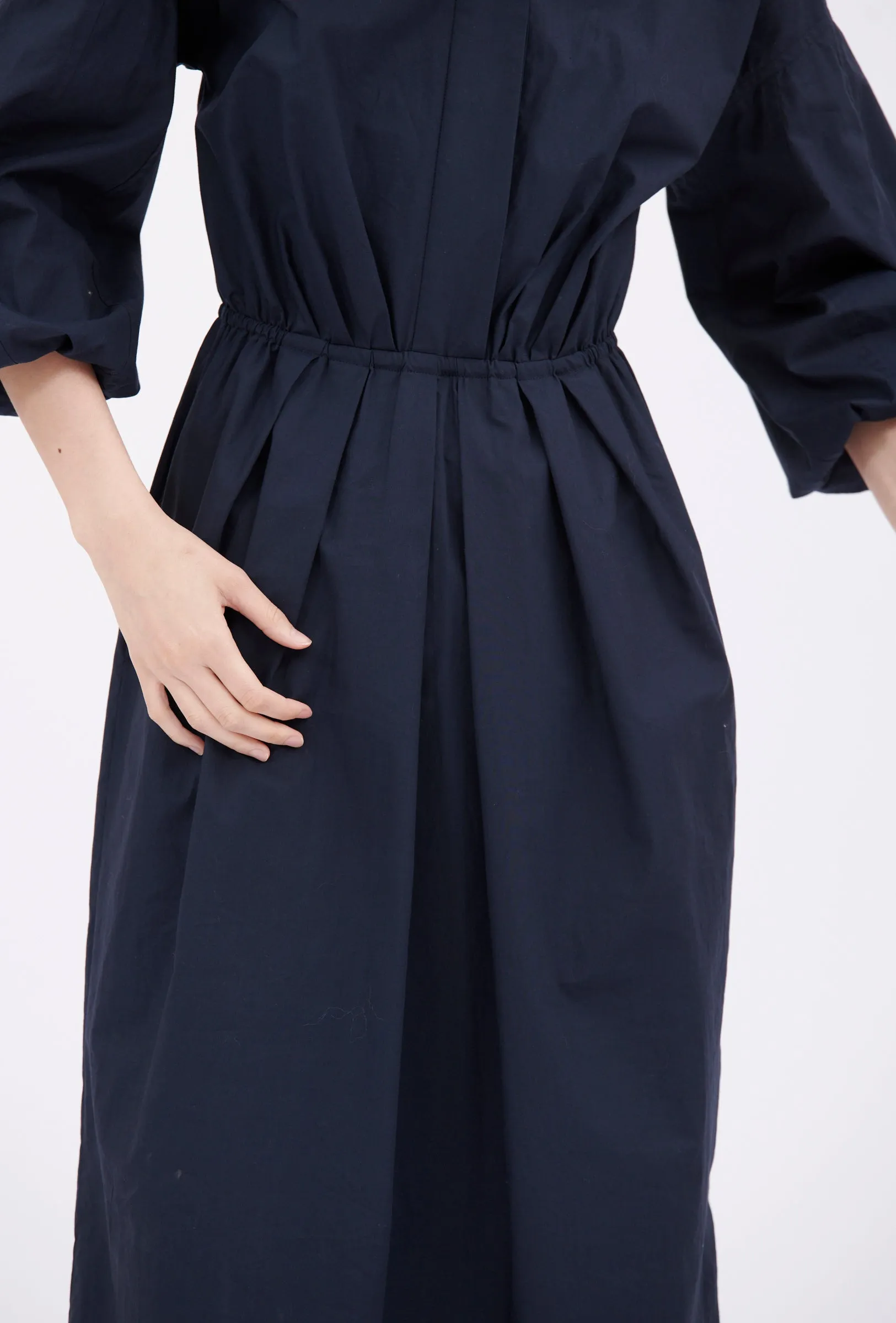 Poplin Kleid, Navy sold by ODEEH product image thumbnail 5