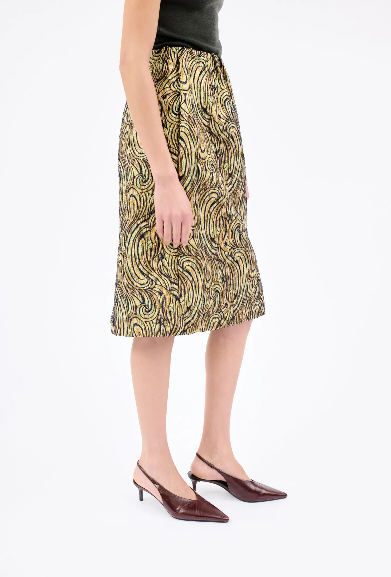 PAISLEY WAVES Rock, Greengold sold by ODEEH product image thumbnail 2