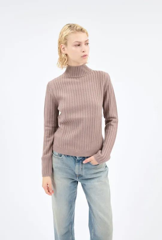 CASHWOOL Pullover, Rosewood made by ODEEH
