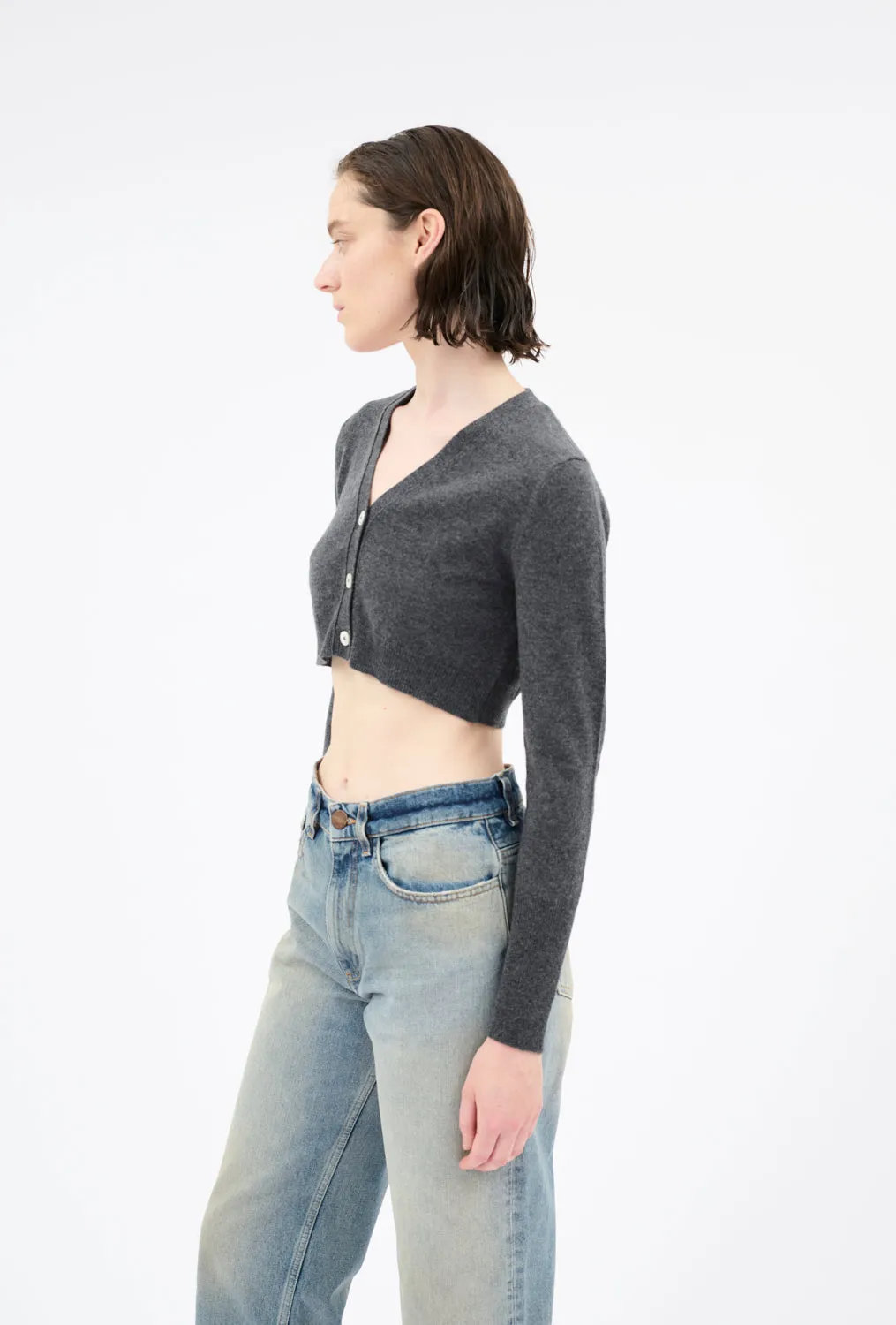 Light Cashmere Cardigan, Flannel Grey sold by ODEEH product image thumbnail 2