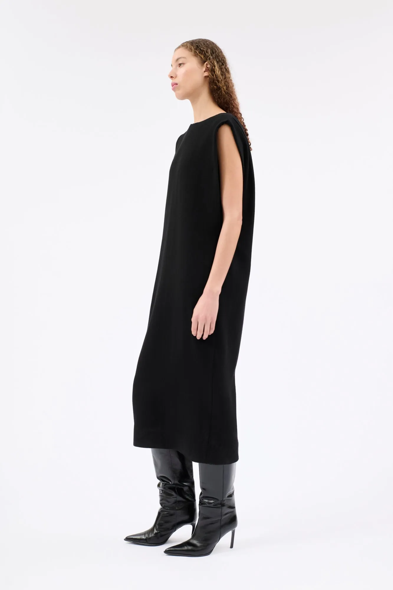 HEAVY GEORGETTE Kleid, Jet Black sold by ODEEH product image thumbnail 2
