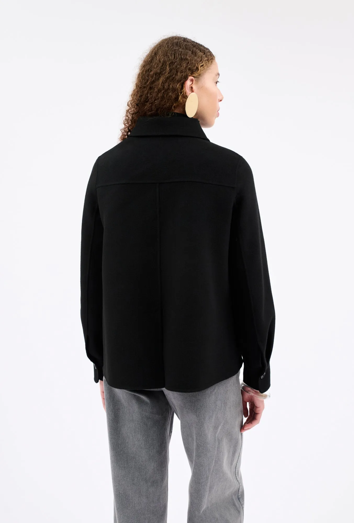 DOUBLE FACE Jacke, Jet Black sold by ODEEH product image thumbnail 3