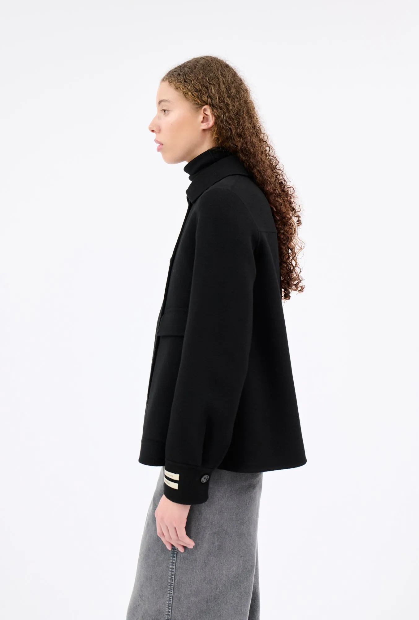 DOUBLE FACE Jacke, Jet Black sold by ODEEH product image thumbnail 2