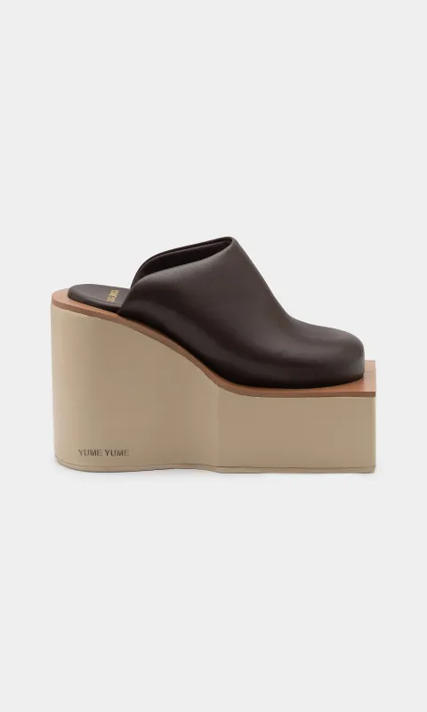 Platform wedge sold by YUME YUME