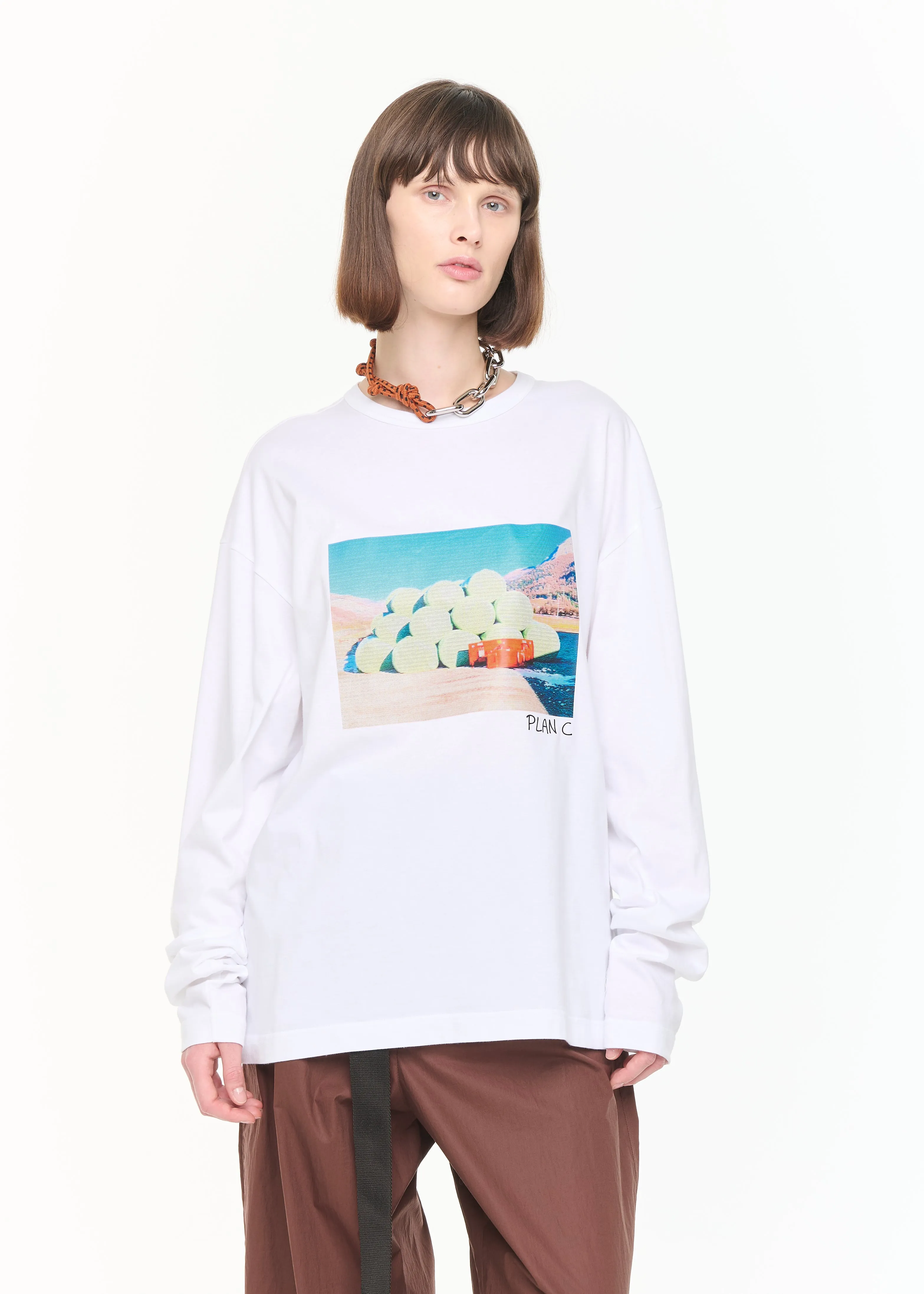 HAY LONG SLEEVED T-SHIRT sold by Plan C product image thumbnail 3