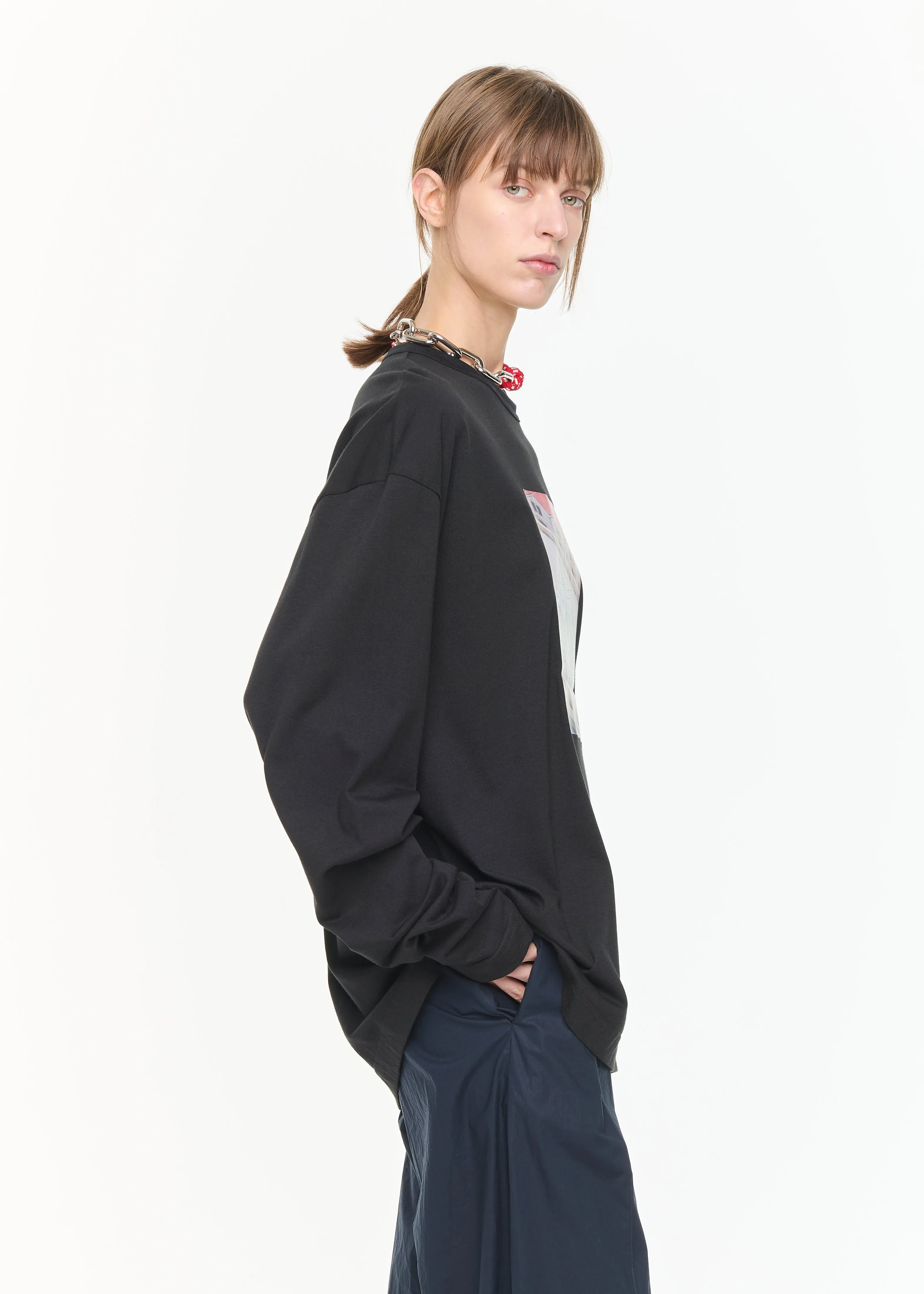 SKATE LONG SLEEVED T-SHIRT sold by Plan C product image thumbnail 5