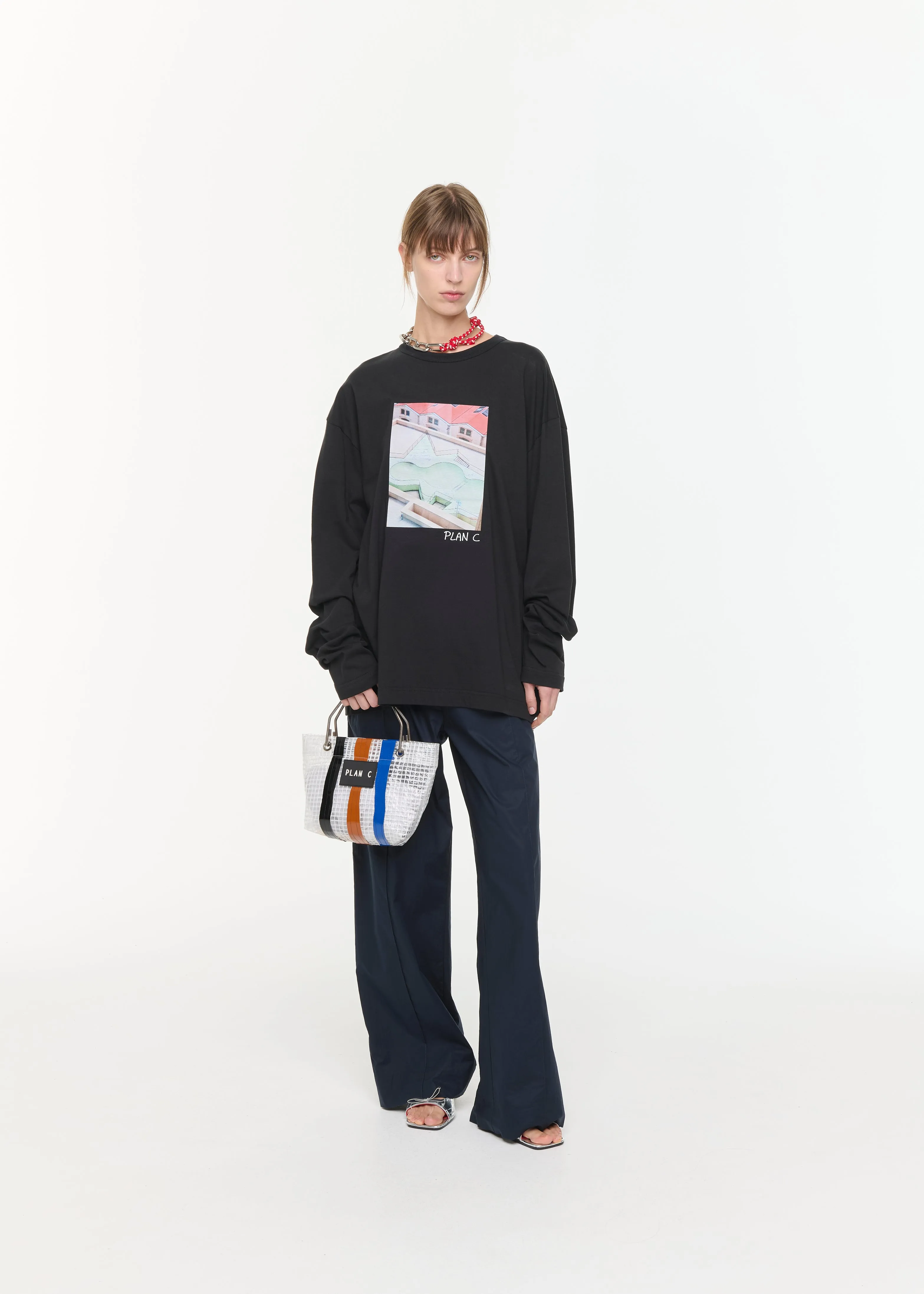 SKATE LONG SLEEVED T-SHIRT sold by Plan C product image thumbnail 2