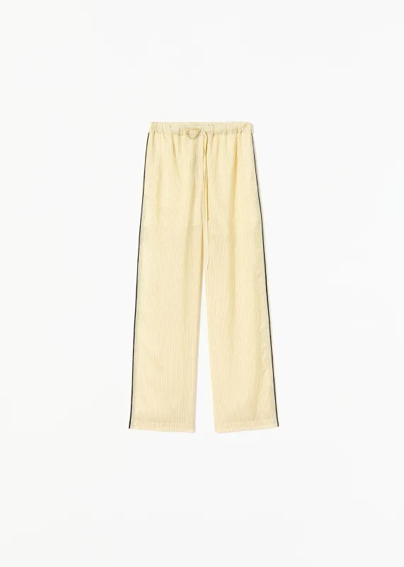 CUPRO STRIPED PANTS made by Plan C