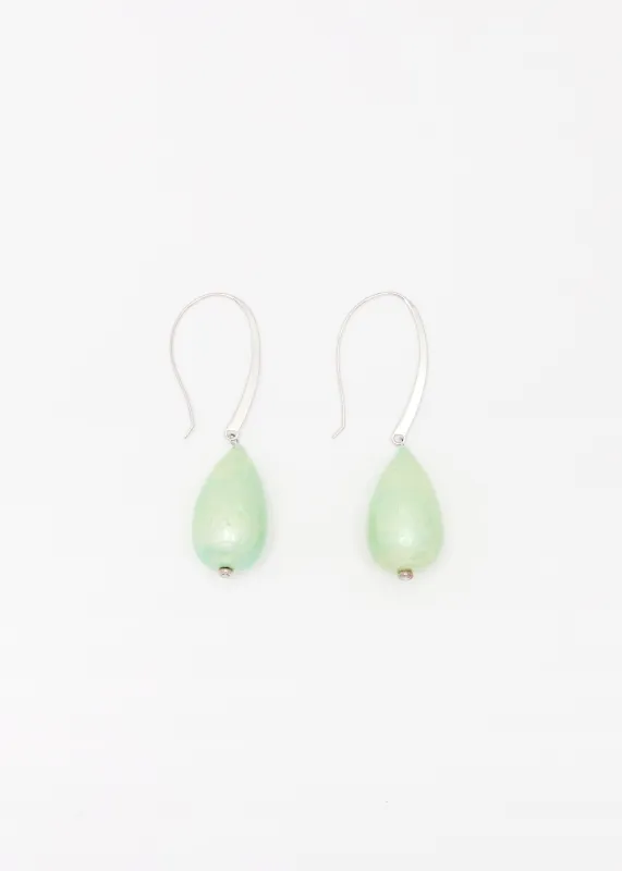 MINT PAPER DROP EARRINGS made by Plan C