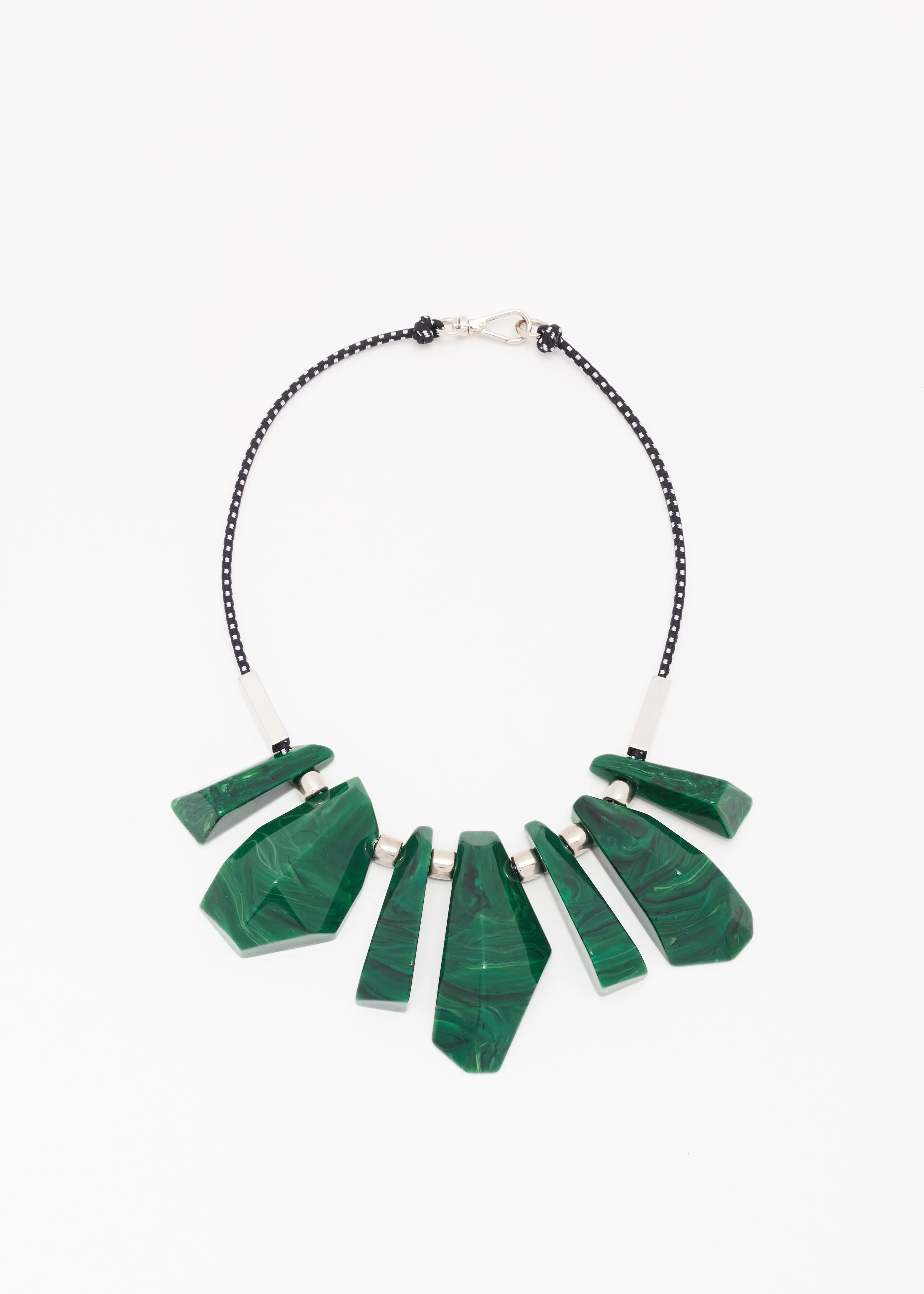 IRREGULAR MALACHITE PENDANTS NECKLACE sold by Plan C