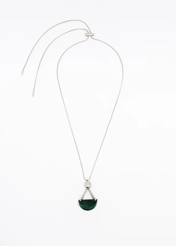 MALACHITE PENDANT NECKLACE made by Plan C