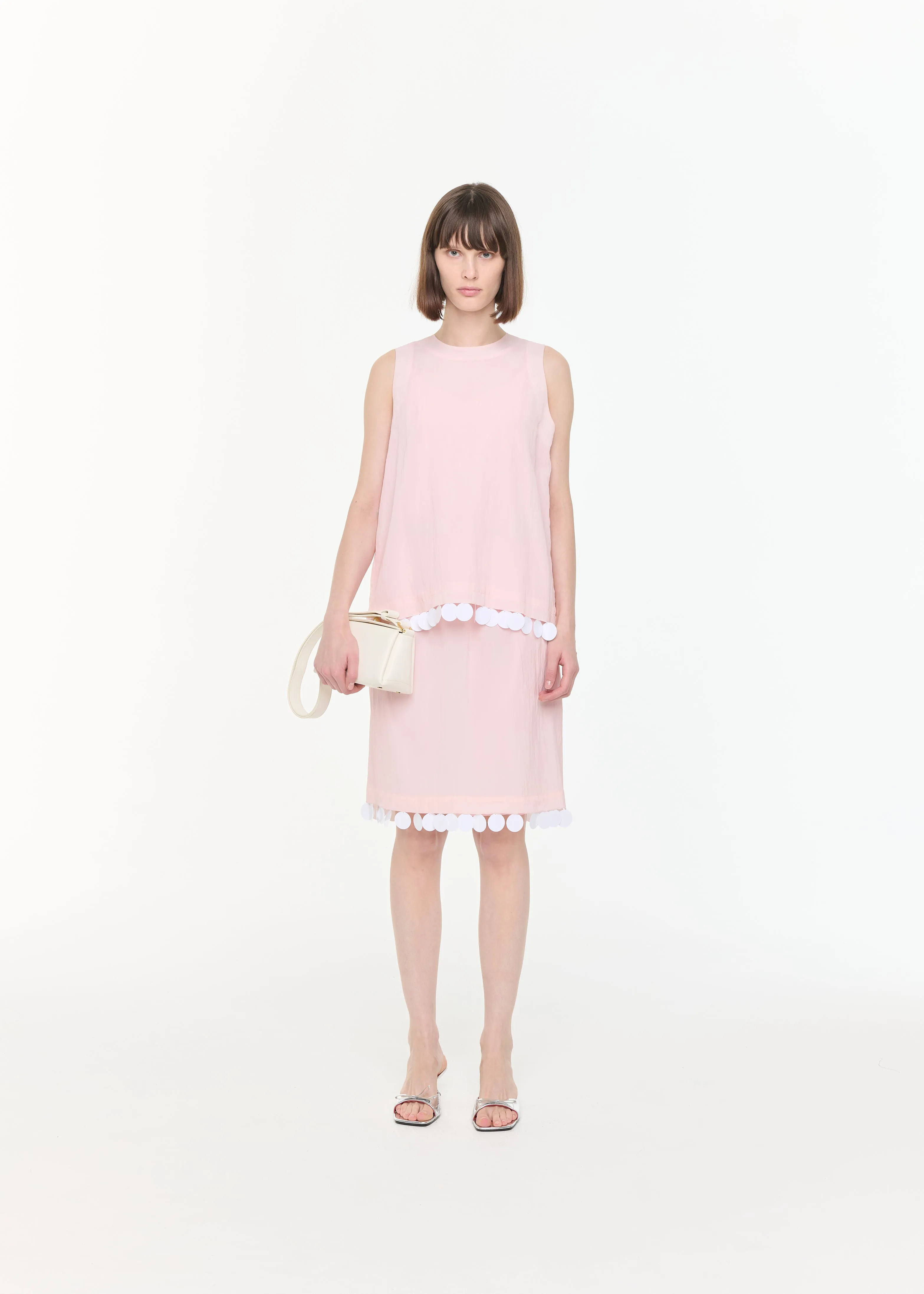 SEQUINS HEM PINK TOP sold by Plan C product image thumbnail 2