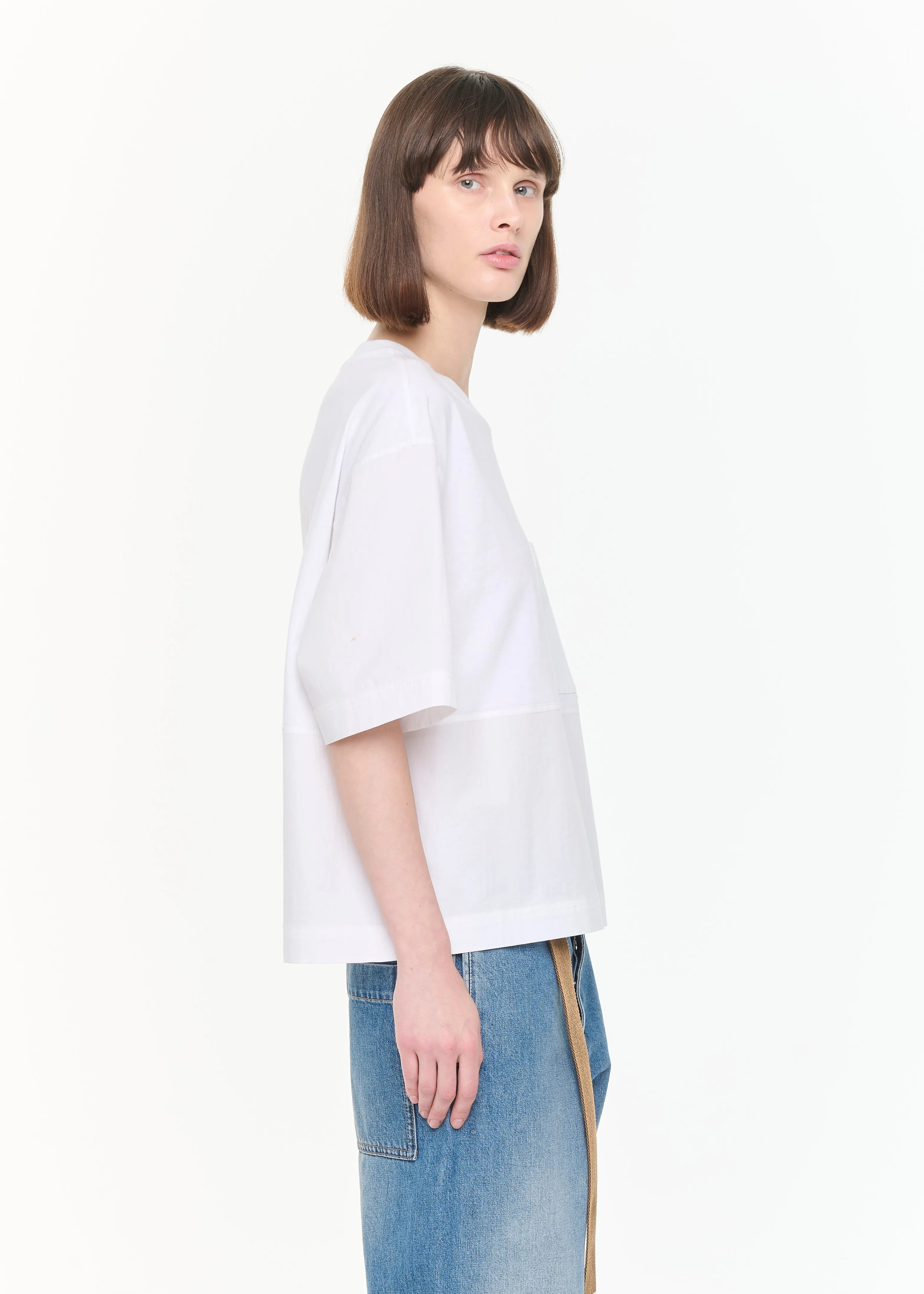 COTTON BOXY T-SHIRT sold by Plan C product image thumbnail 5