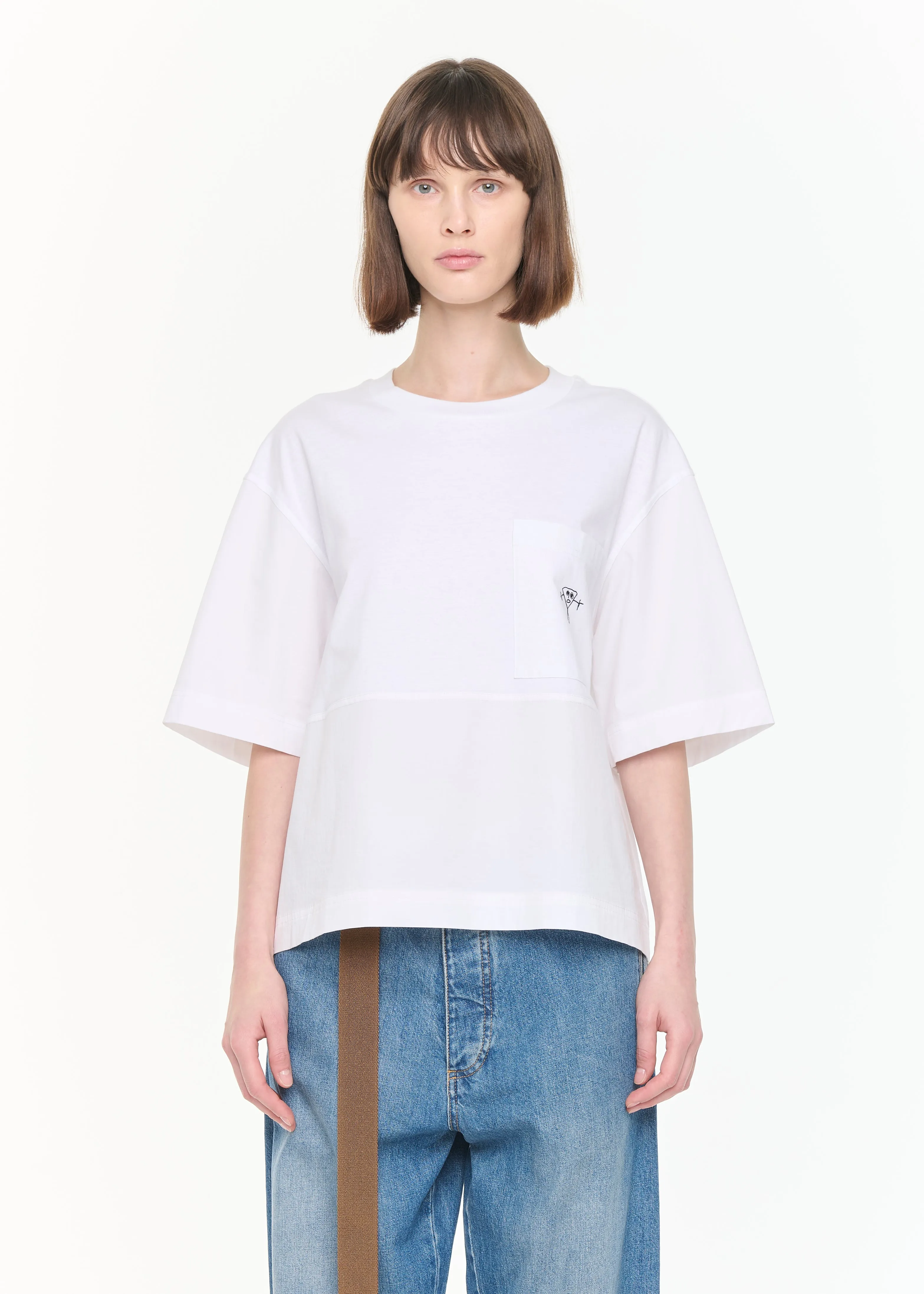 COTTON BOXY T-SHIRT sold by Plan C product image thumbnail 3