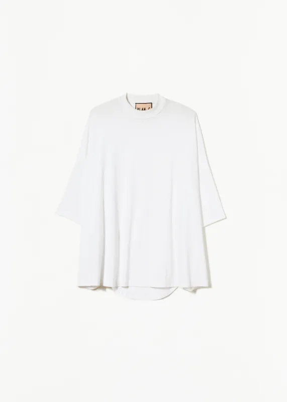 WIDE WHITE T-SHIRT made by Plan C