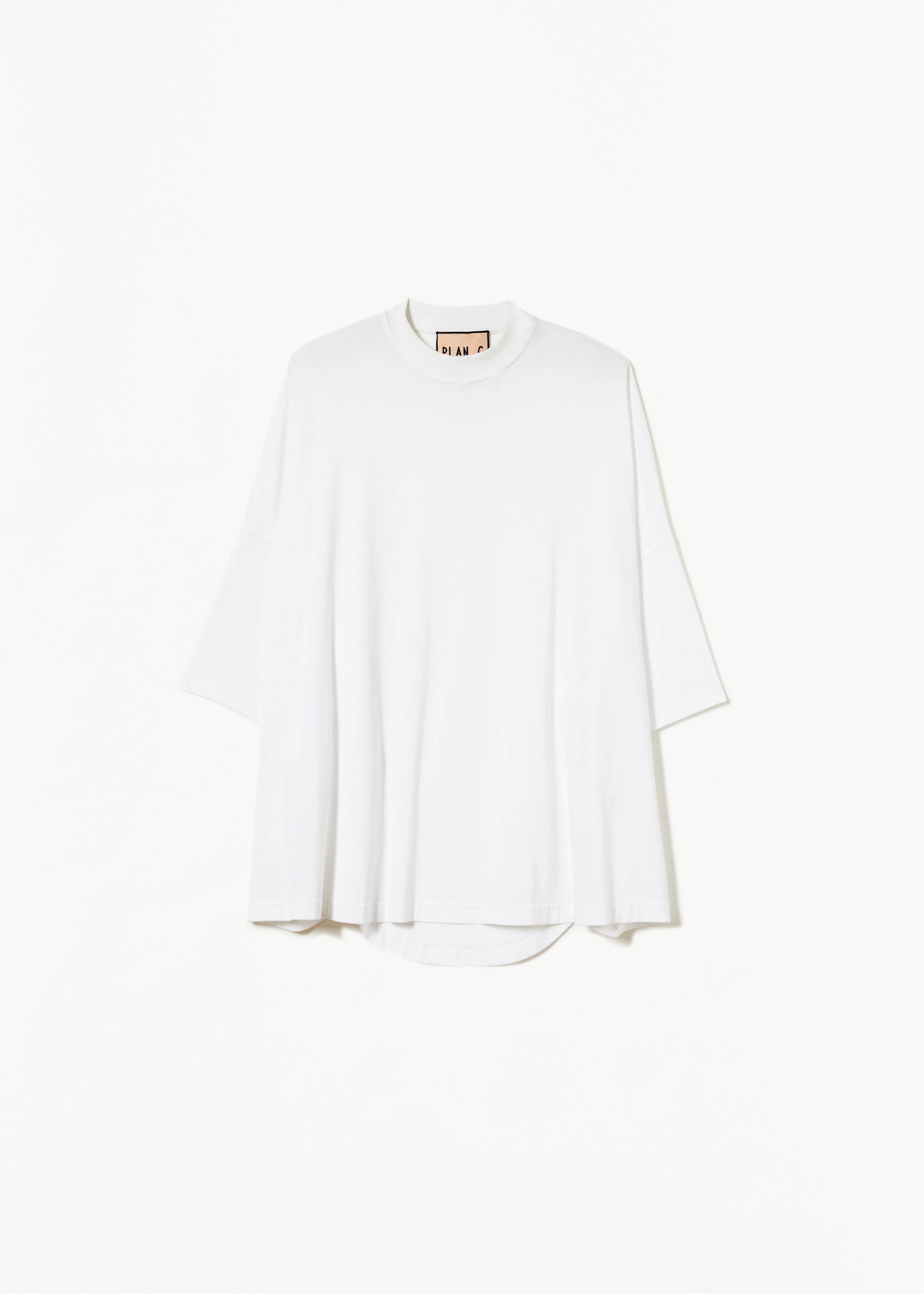 WIDE WHITE T-SHIRT sold by Plan C