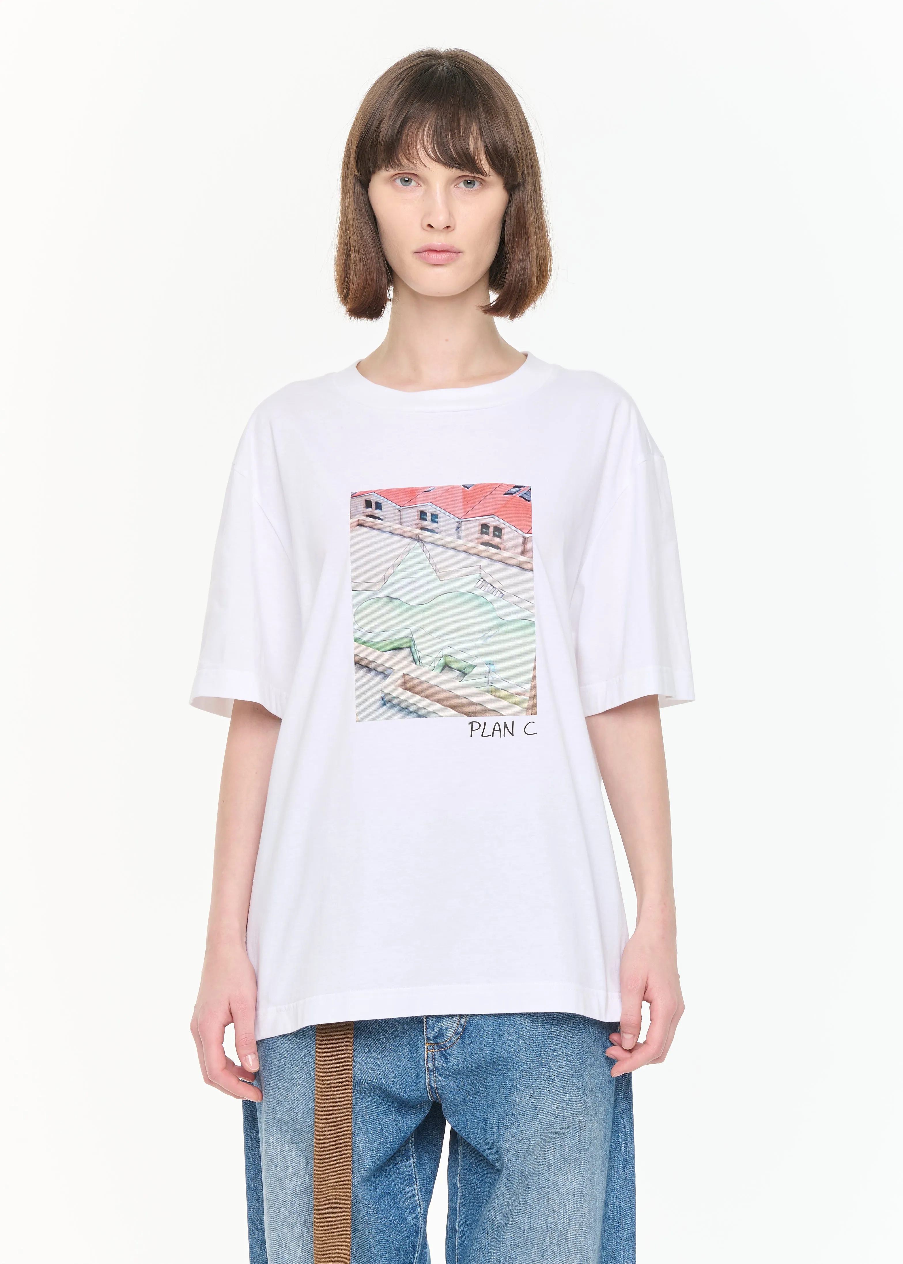 SKATE PRINT T-SHIRT sold by Plan C product image thumbnail 3