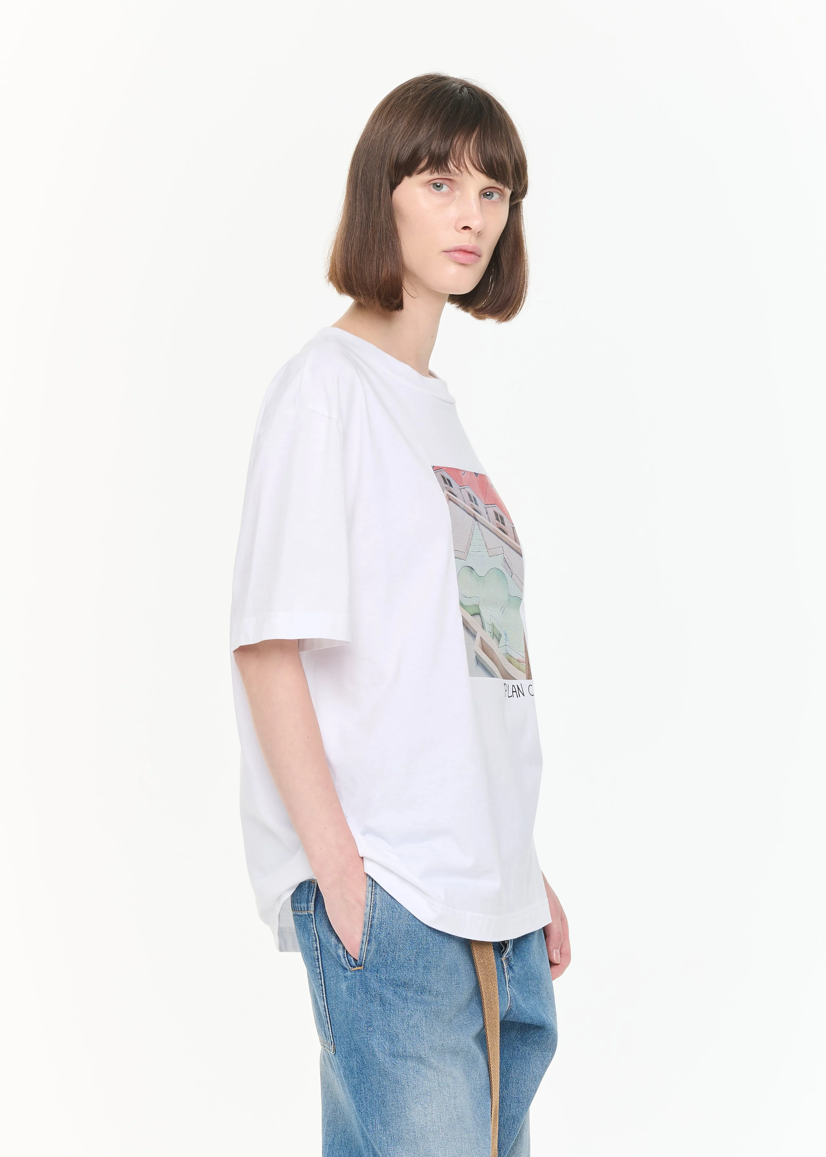 SKATE PRINT T-SHIRT sold by Plan C product image thumbnail 4