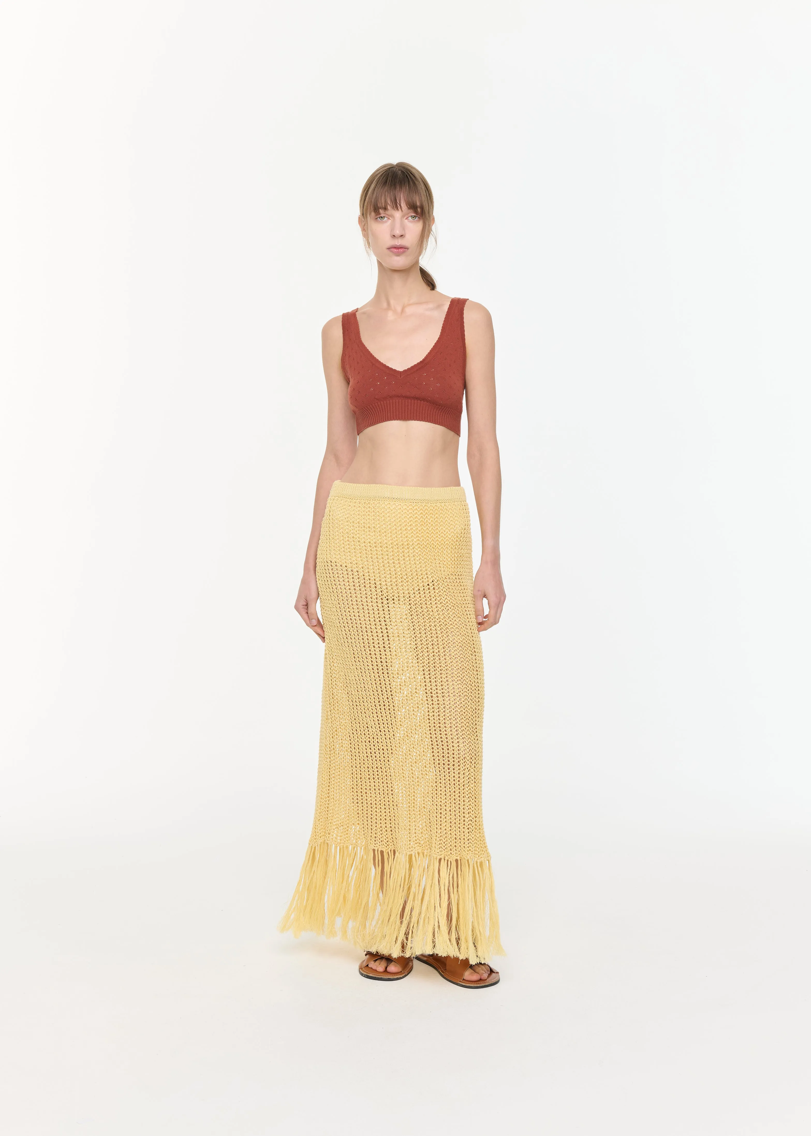 TOBACCO KNIT BRA sold by Plan C product image thumbnail 2