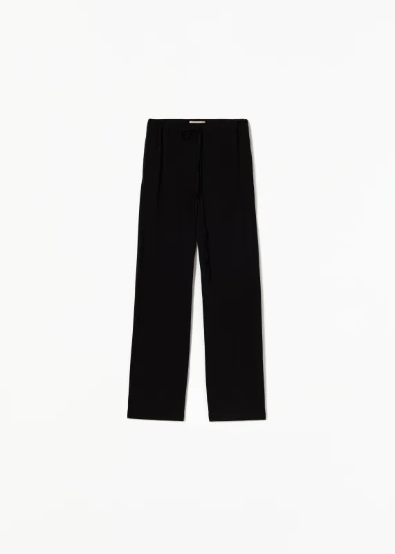BLACK VISCOSE PANTS made by Plan C