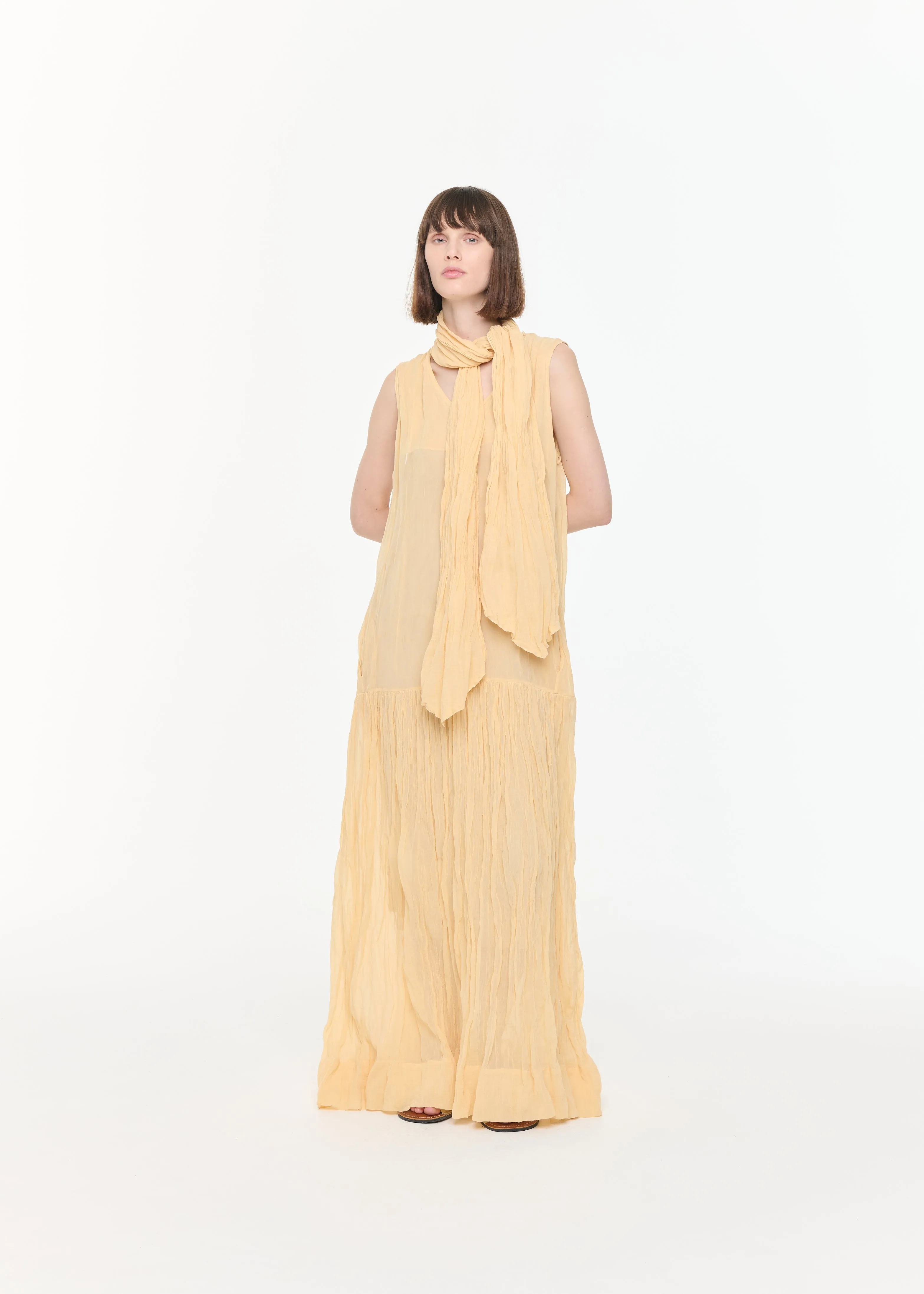 MAXI COTTON GAUZE DRESS sold by Plan C product image thumbnail 3
