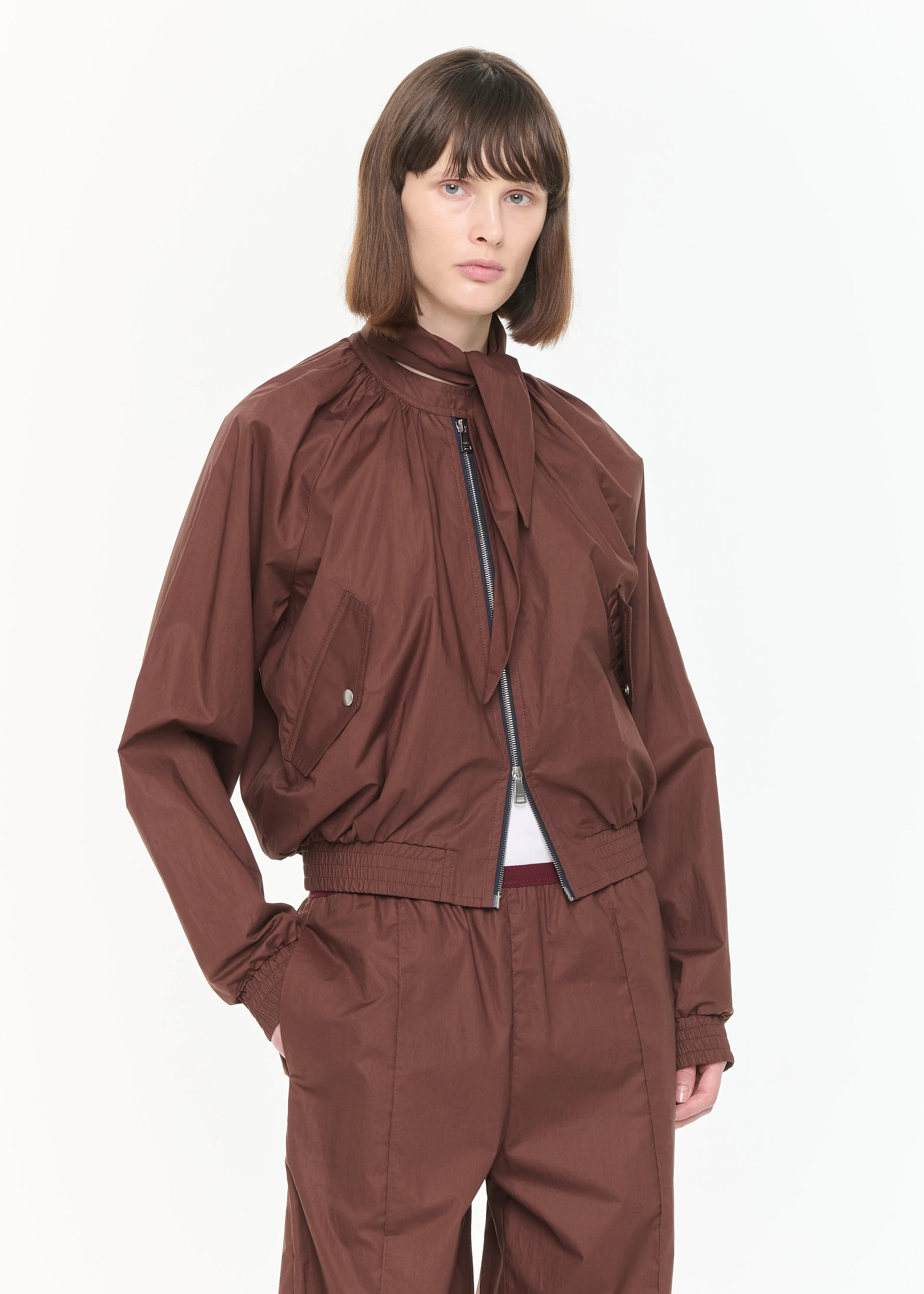 COTTON BOMBER JACKET sold by Plan C product image thumbnail 3