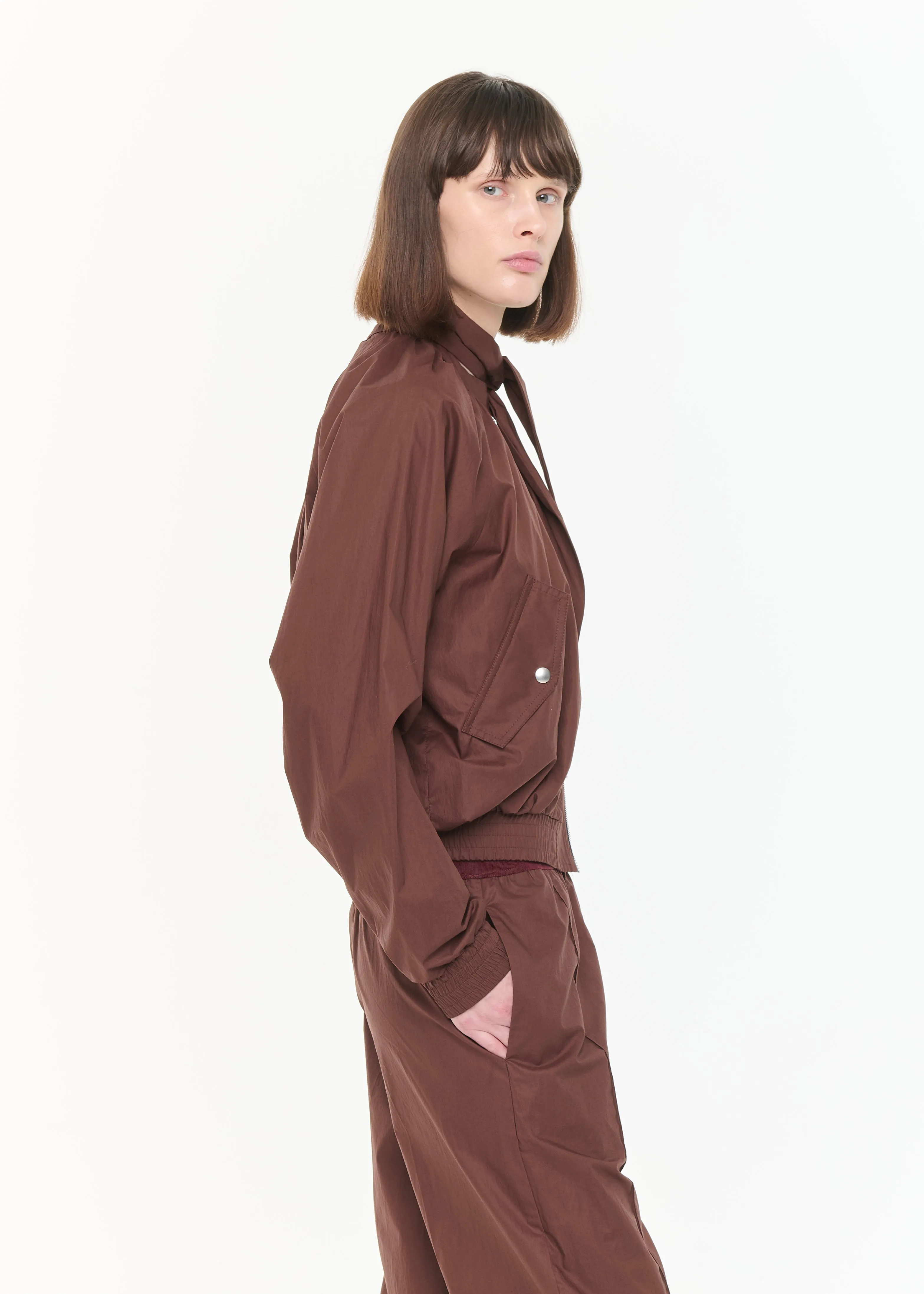 COTTON BOMBER JACKET sold by Plan C product image thumbnail 4