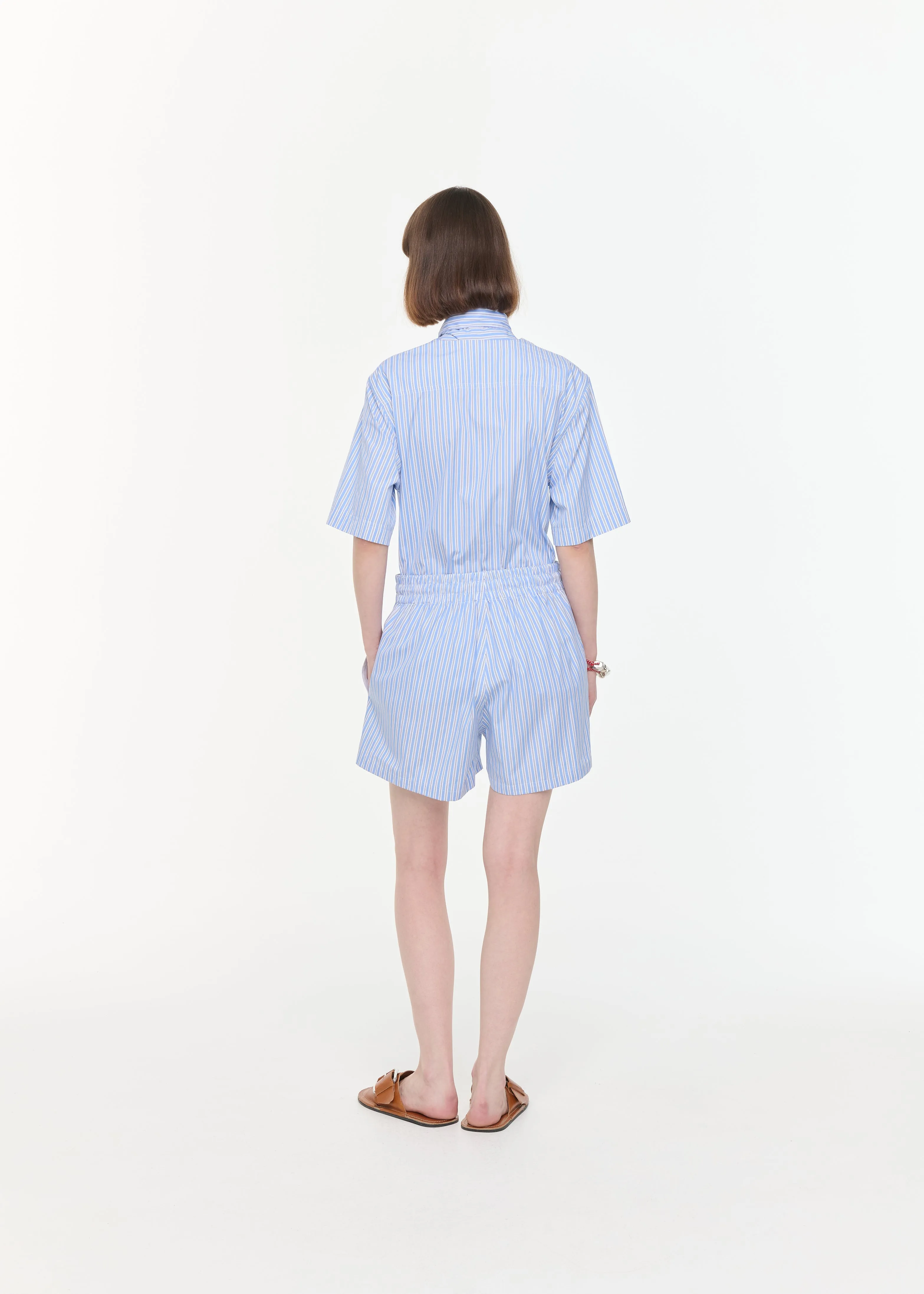 STRIPED COTTON BERMUDA sold by Plan C product image thumbnail 5