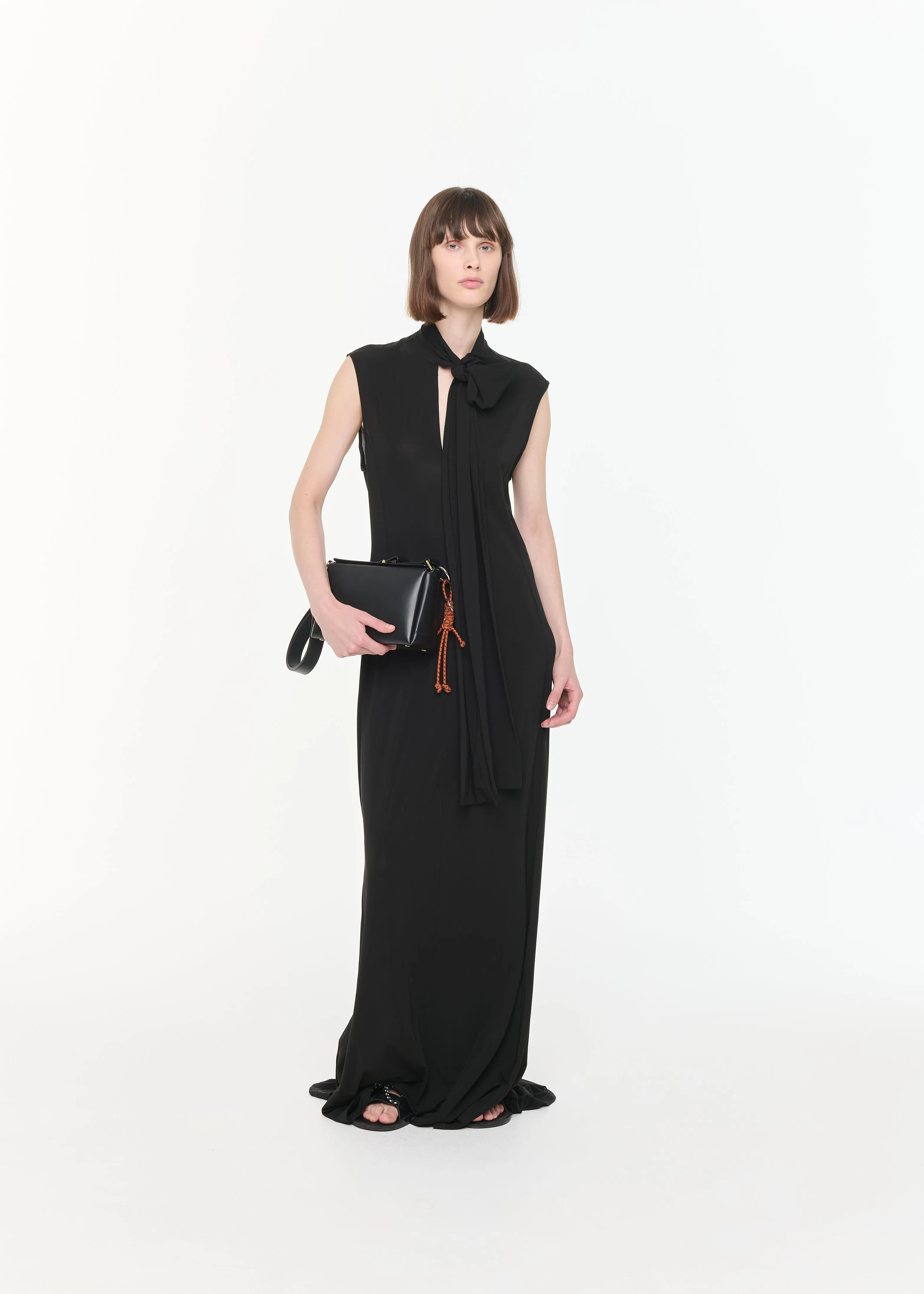 MAXI DRESS WITH SCARF sold by Plan C product image thumbnail 2