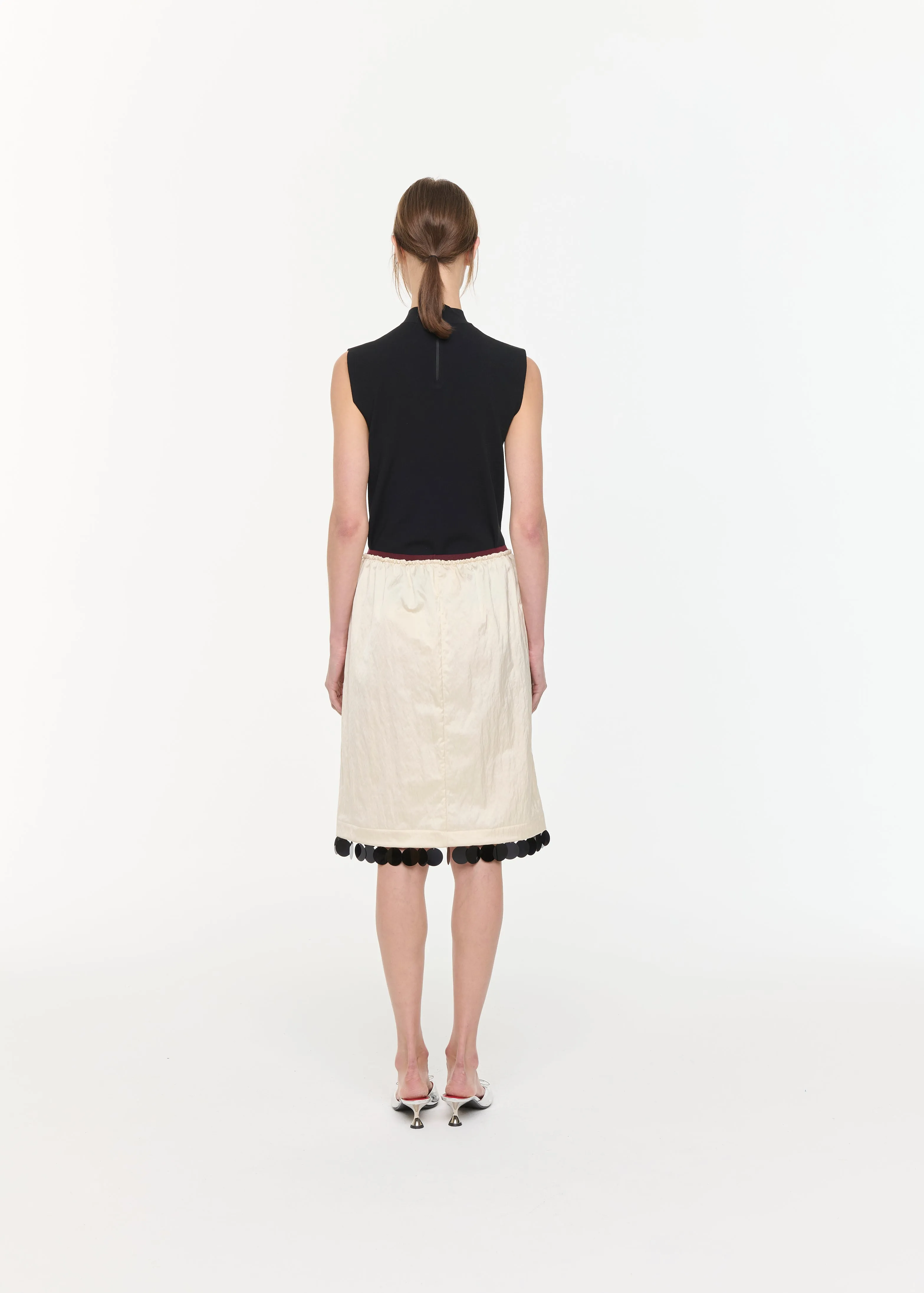MIDI SKIRT WITH SEQUIN HEM sold by Plan C product image thumbnail 5