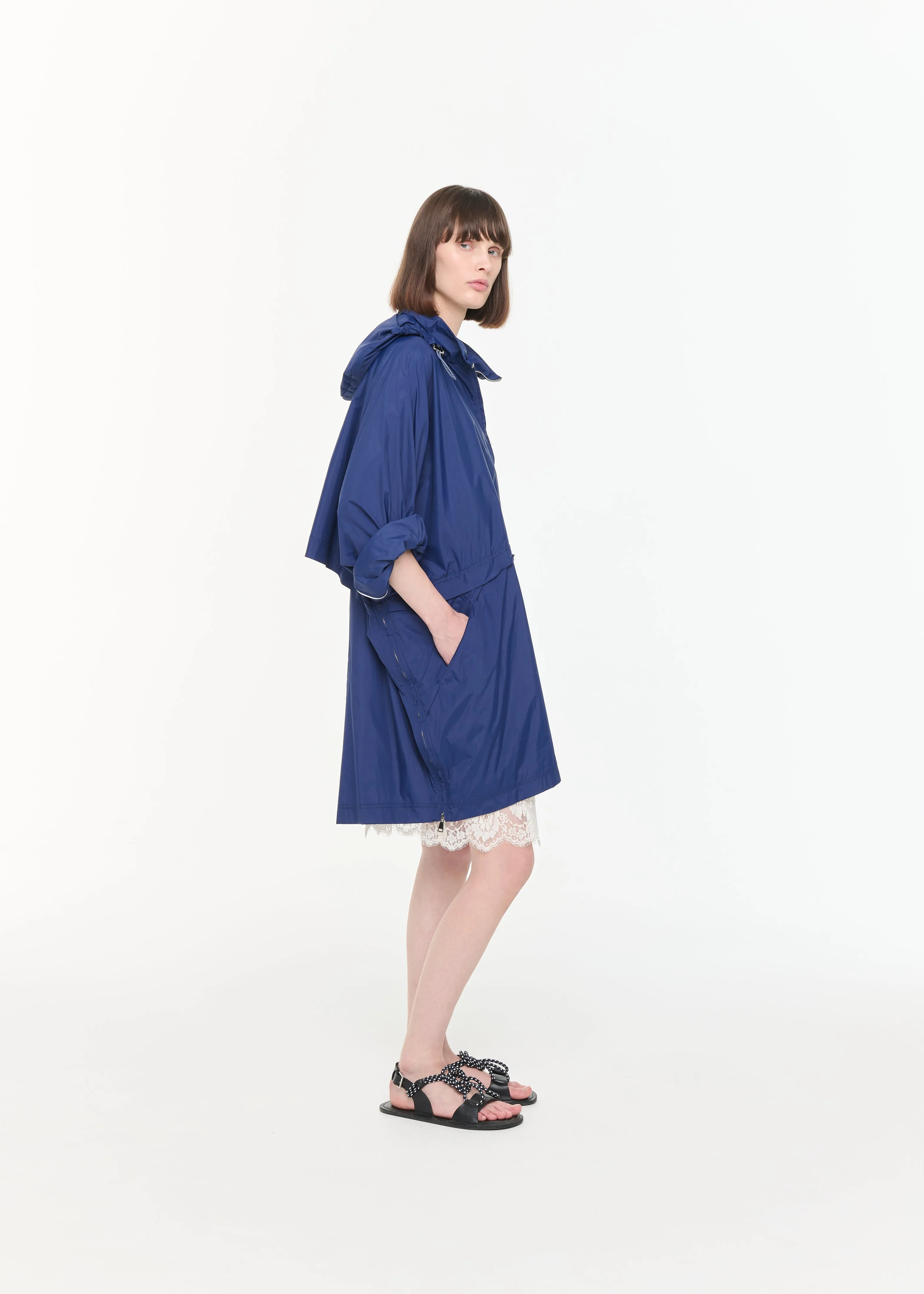 OVERSIZE NYLON ANORAK sold by Plan C product image thumbnail 4