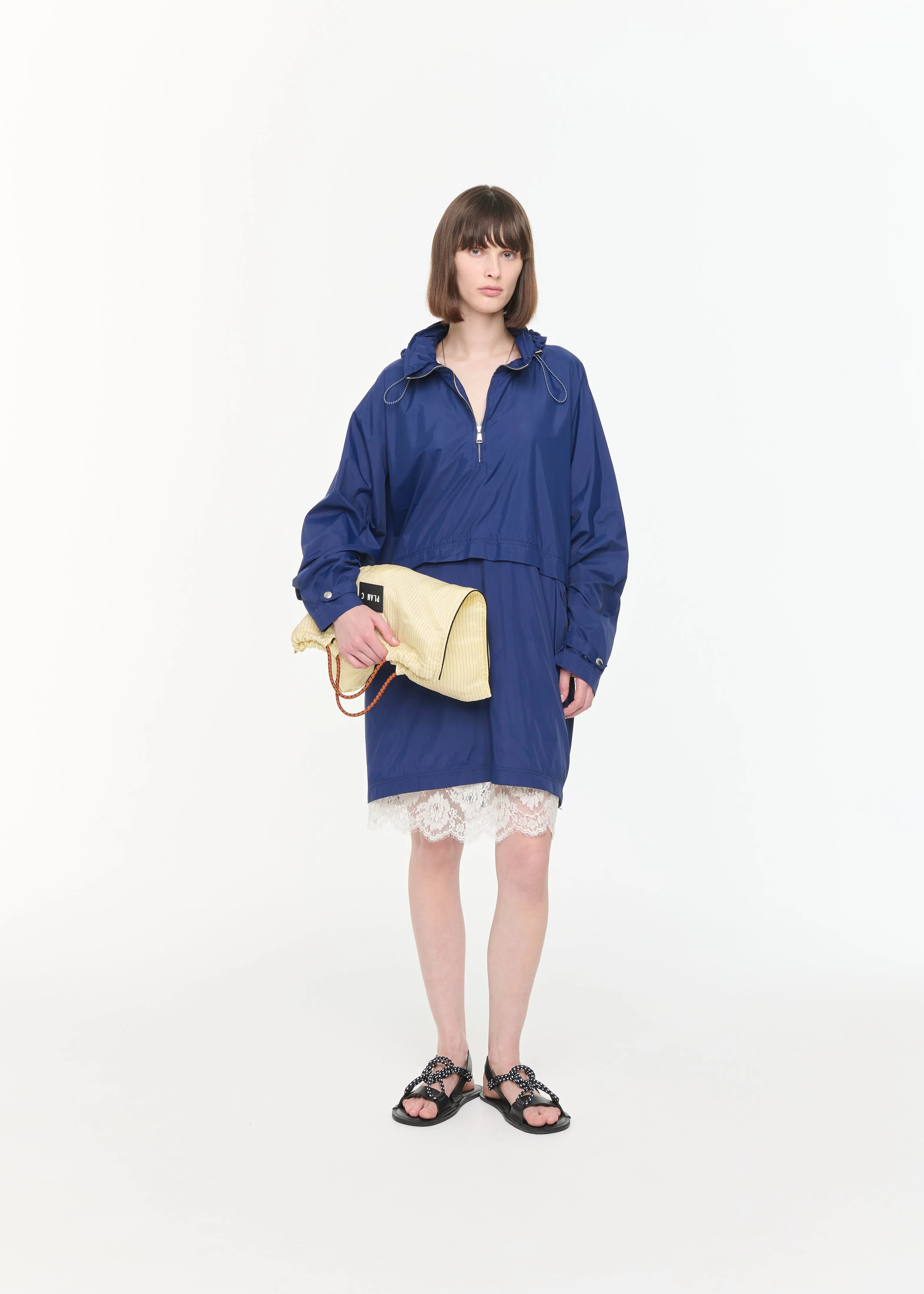 OVERSIZE NYLON ANORAK sold by Plan C product image thumbnail 2