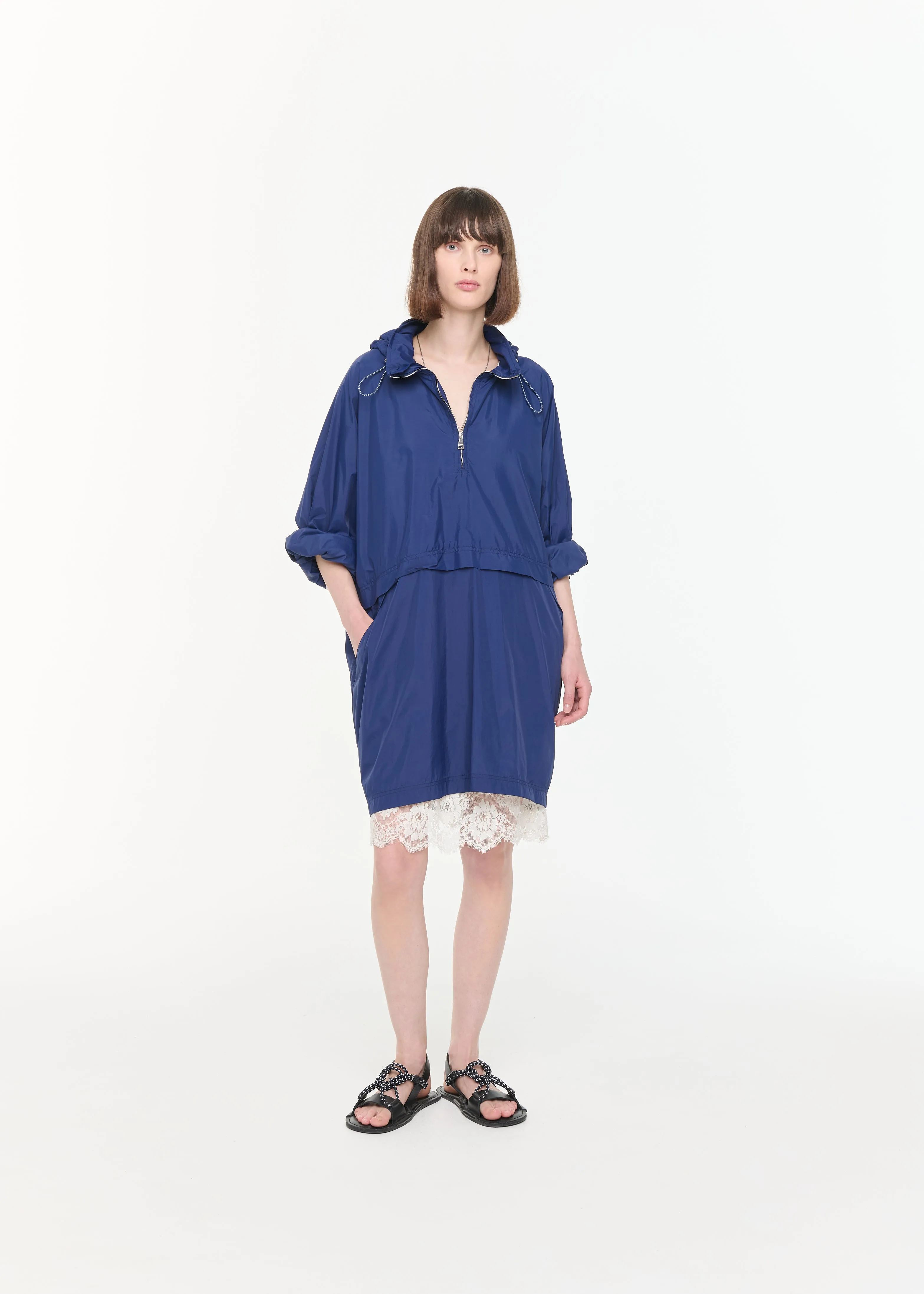 OVERSIZE NYLON ANORAK sold by Plan C product image thumbnail 3