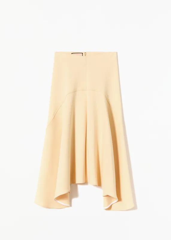 FLEECE ASYMMETRIC SKIRT sold by Plan C