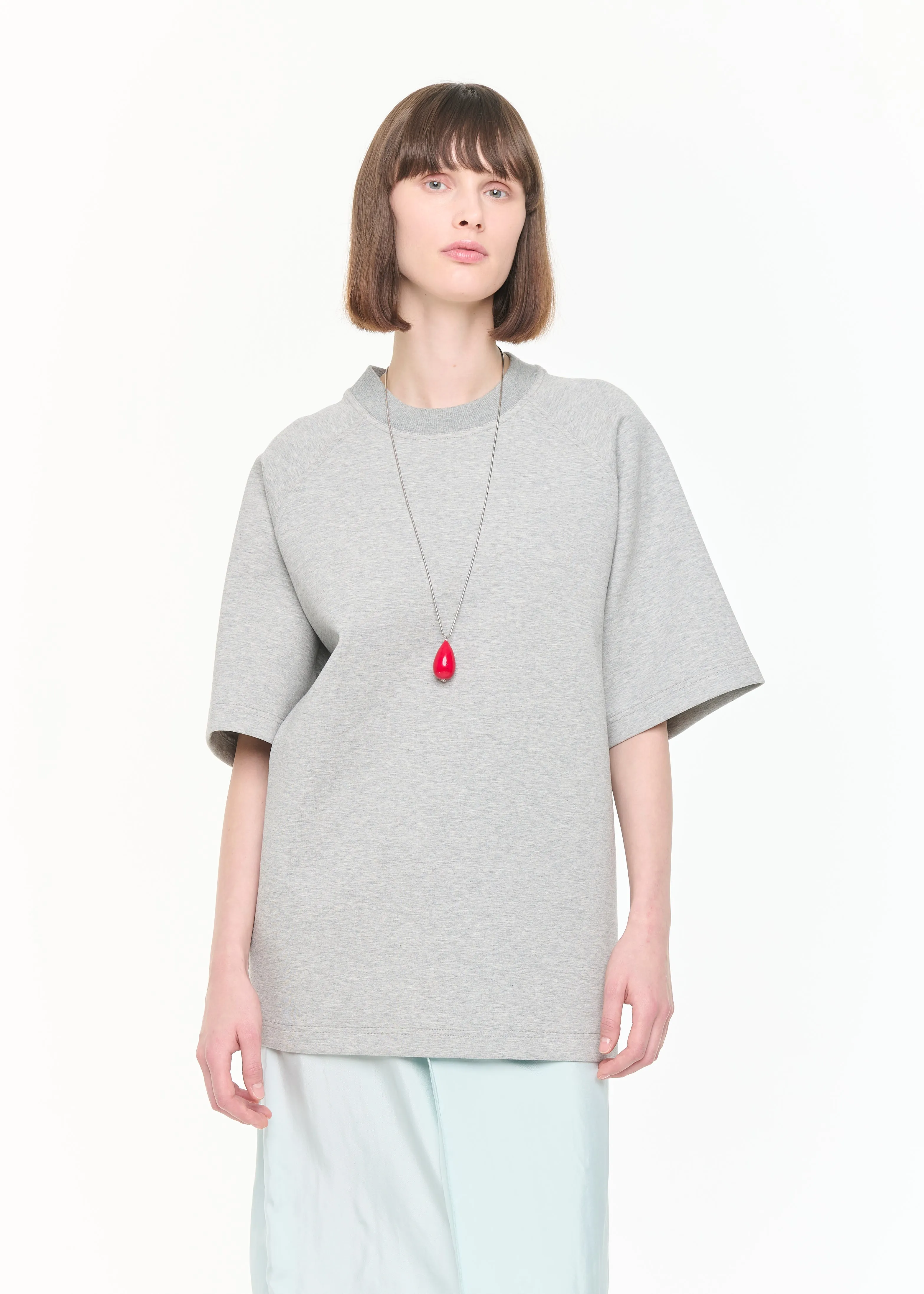 SHORT SLEEVE GREY SWEATSHIRT sold by Plan C product image thumbnail 3
