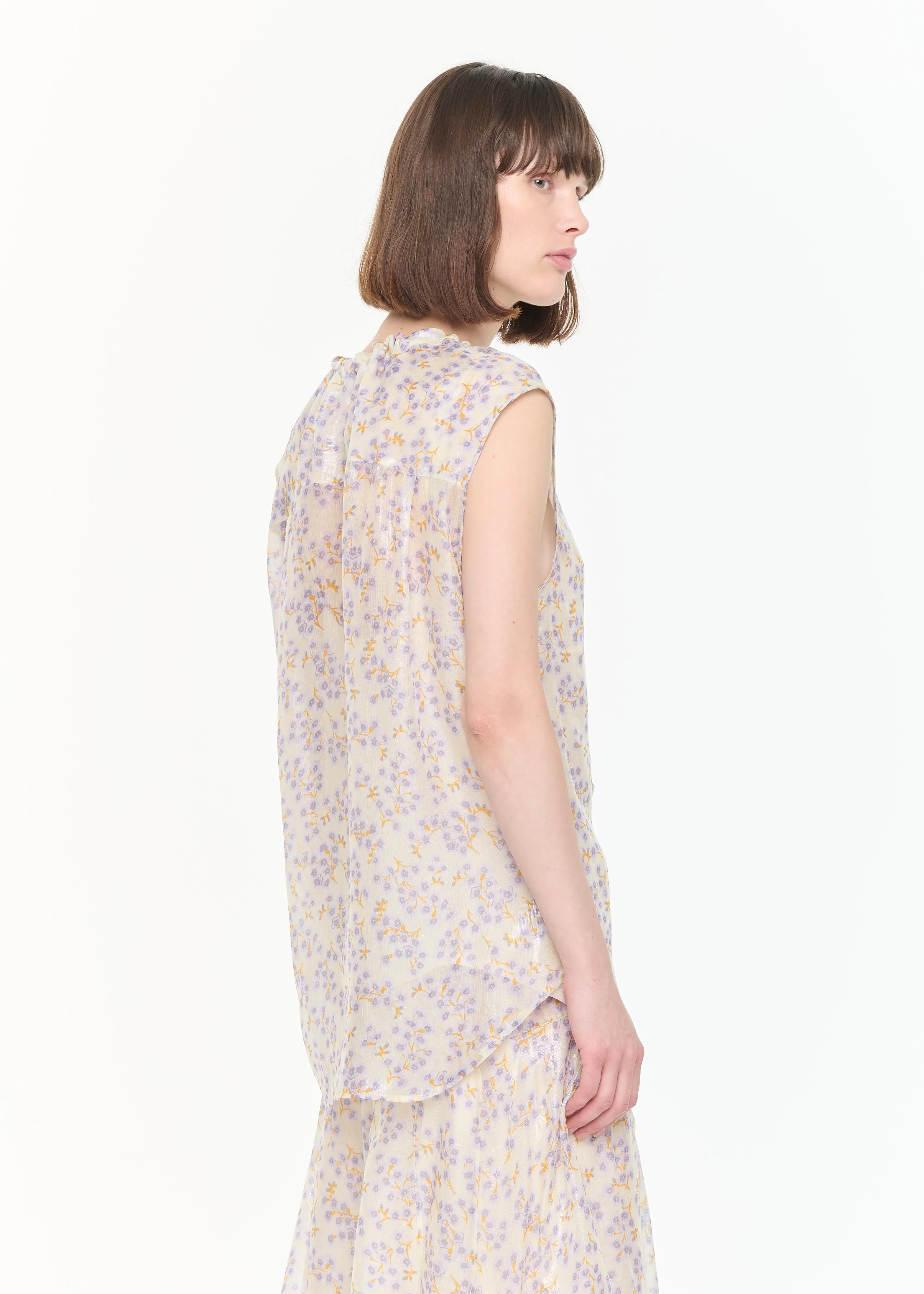 SILK CHIFFON TOP sold by Plan C product image thumbnail 5