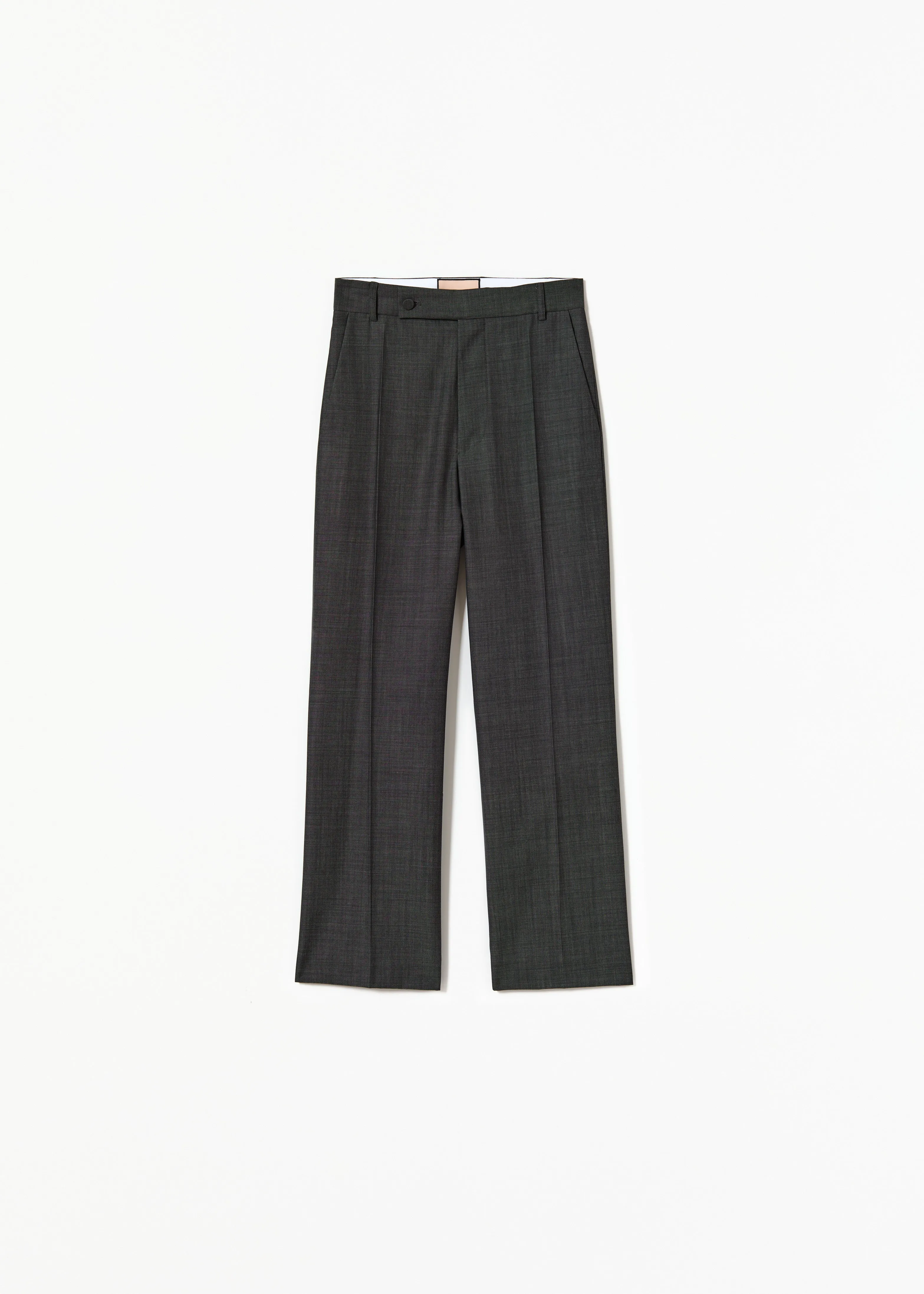 GREY MELANGE FLARED PANTS sold by Plan C