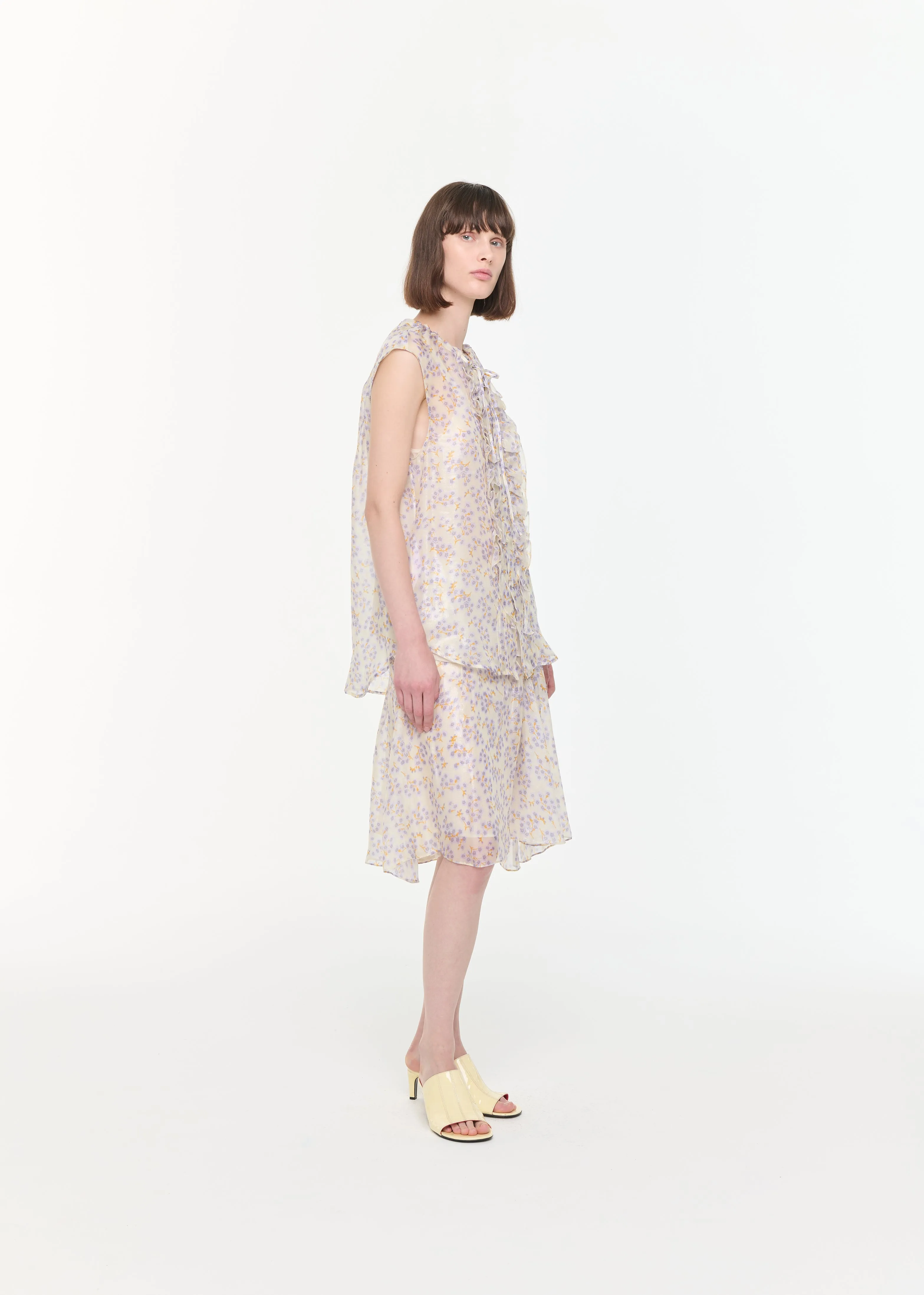 SILK CHIFFON SKIRT sold by Plan C product image thumbnail 4